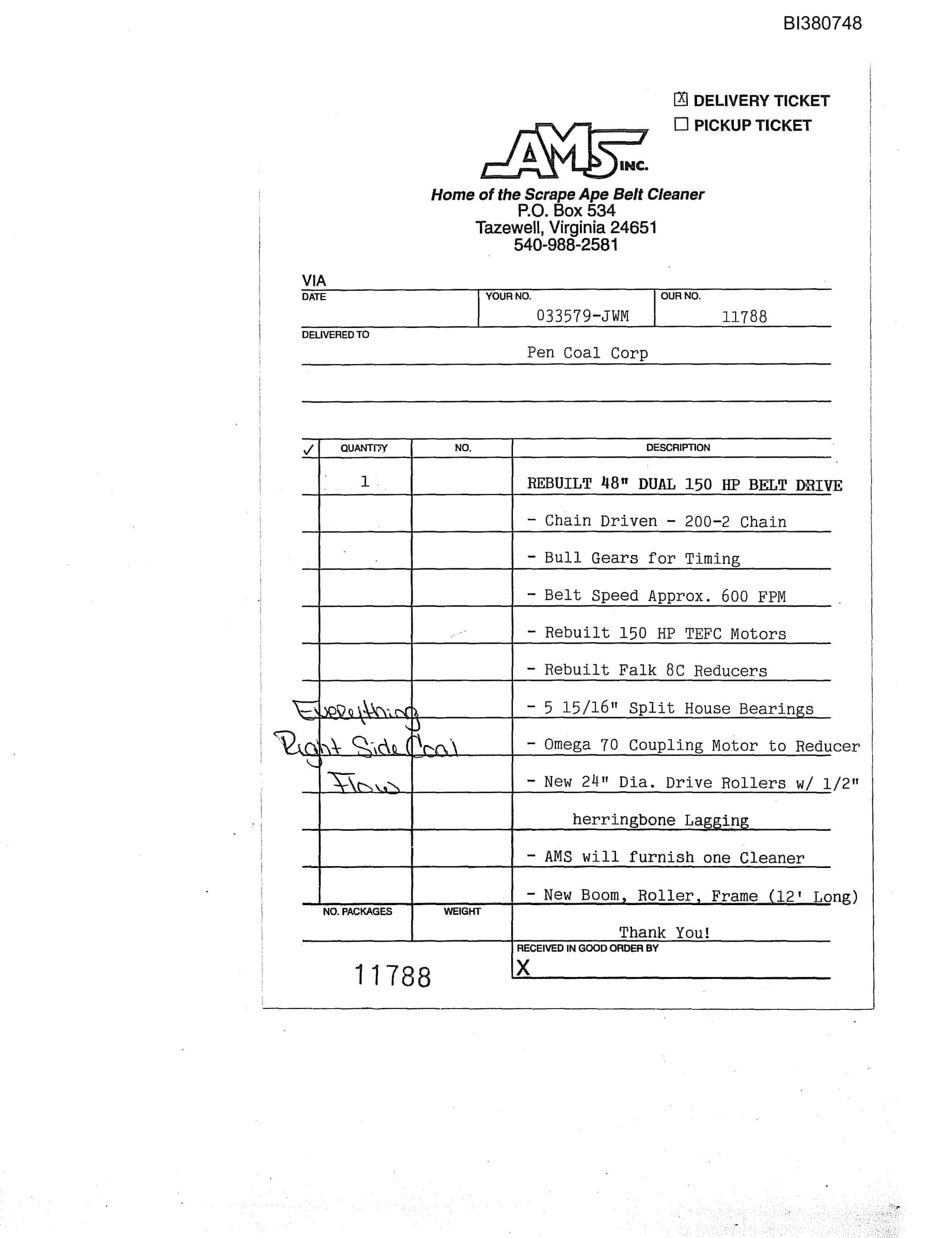 Bucyrus 48in Dual Drive Parts Catalog BI380748-4