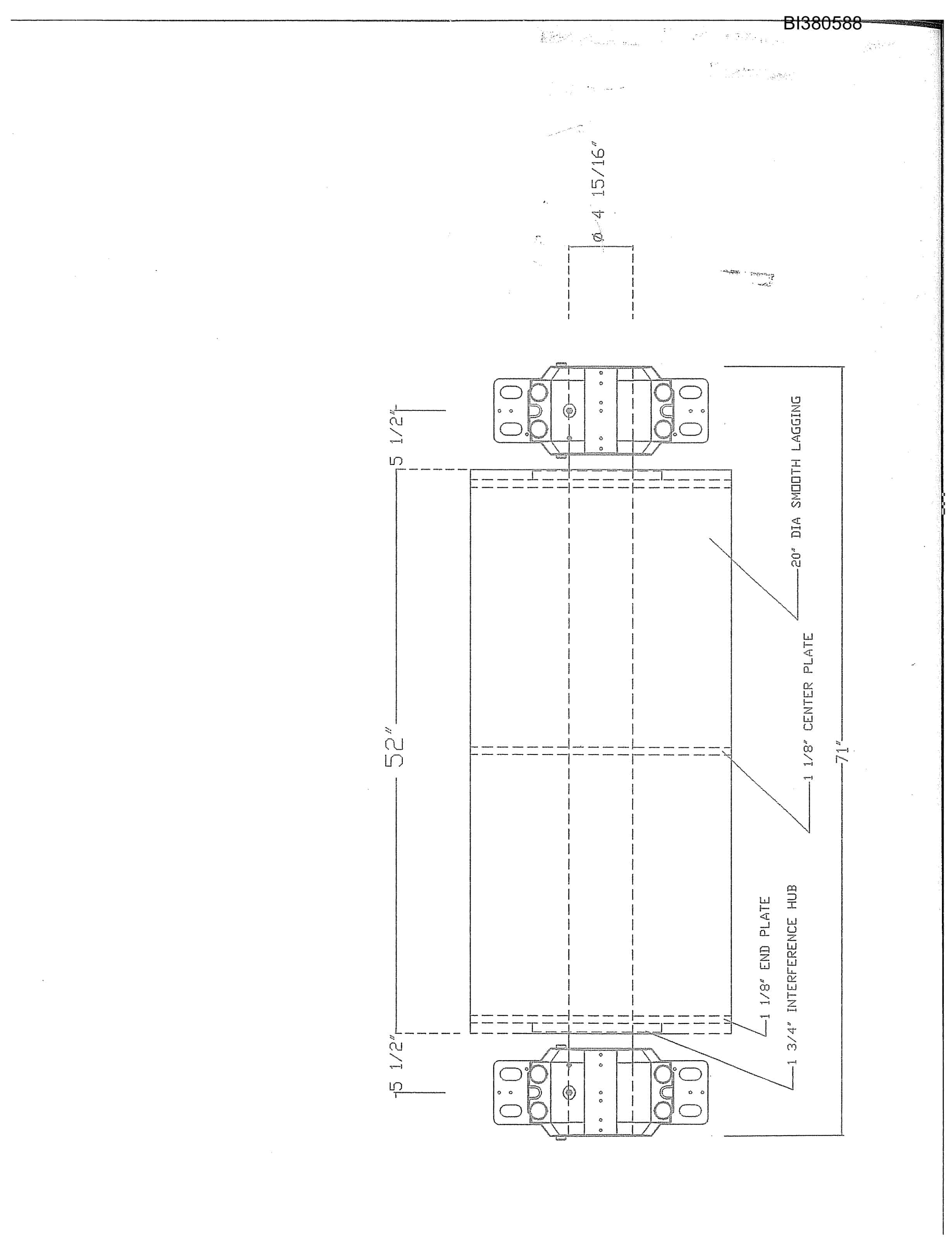 Bucyrus 48in Dual Drive, Take-Up, Tailpiece, Feed Thru Parts Catalog BI380588-3