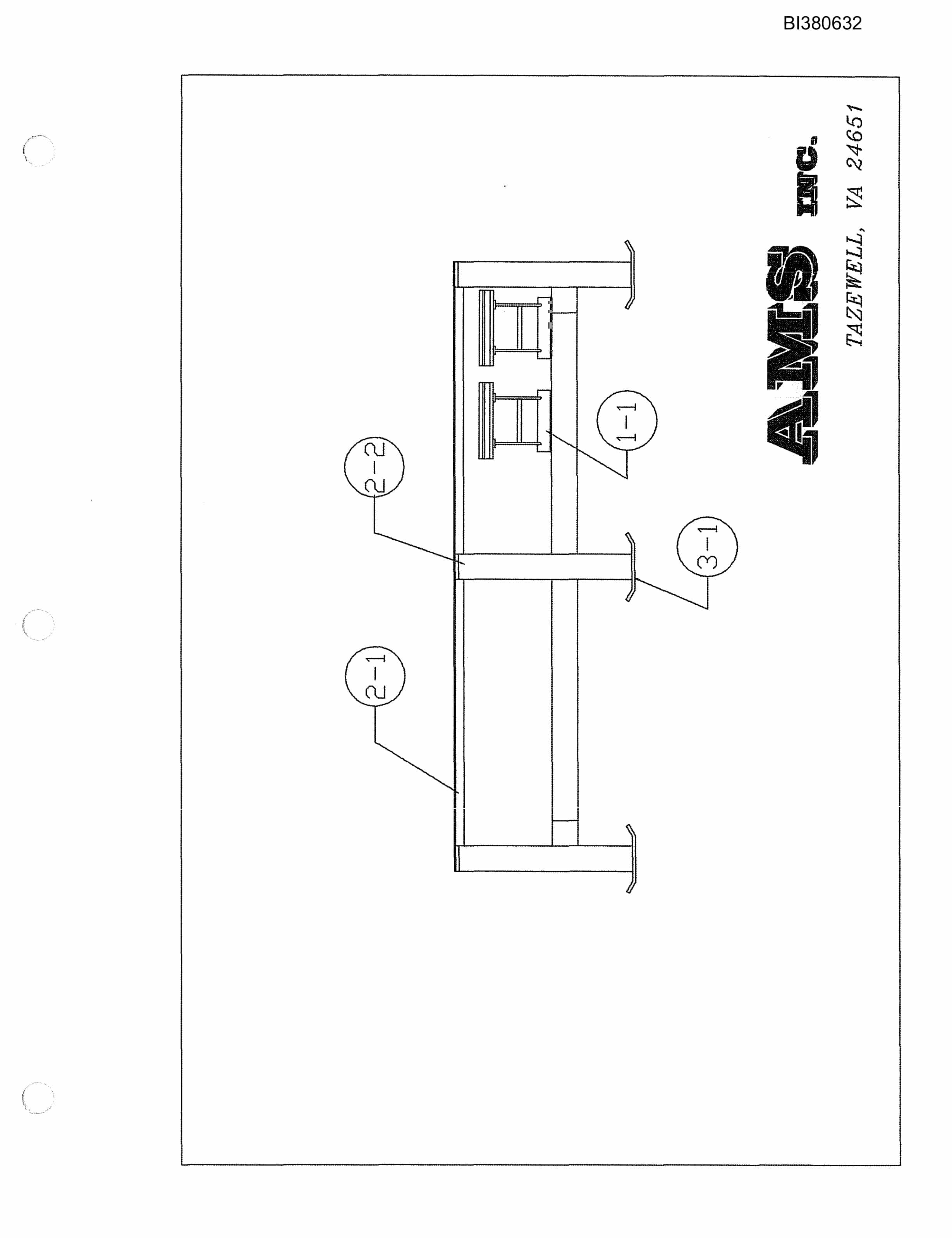 Bucyrus 48in Feed Thru Parts Catalog BI380632-3