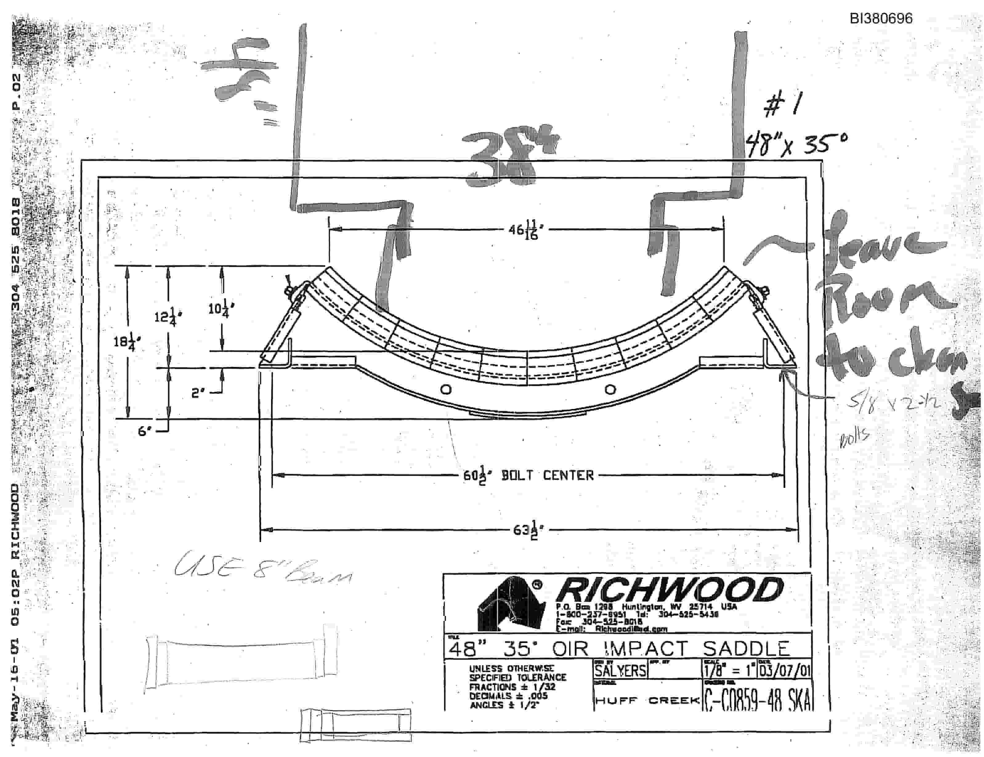 Bucyrus 48in Feed Thru Parts Catalog BI380696-5