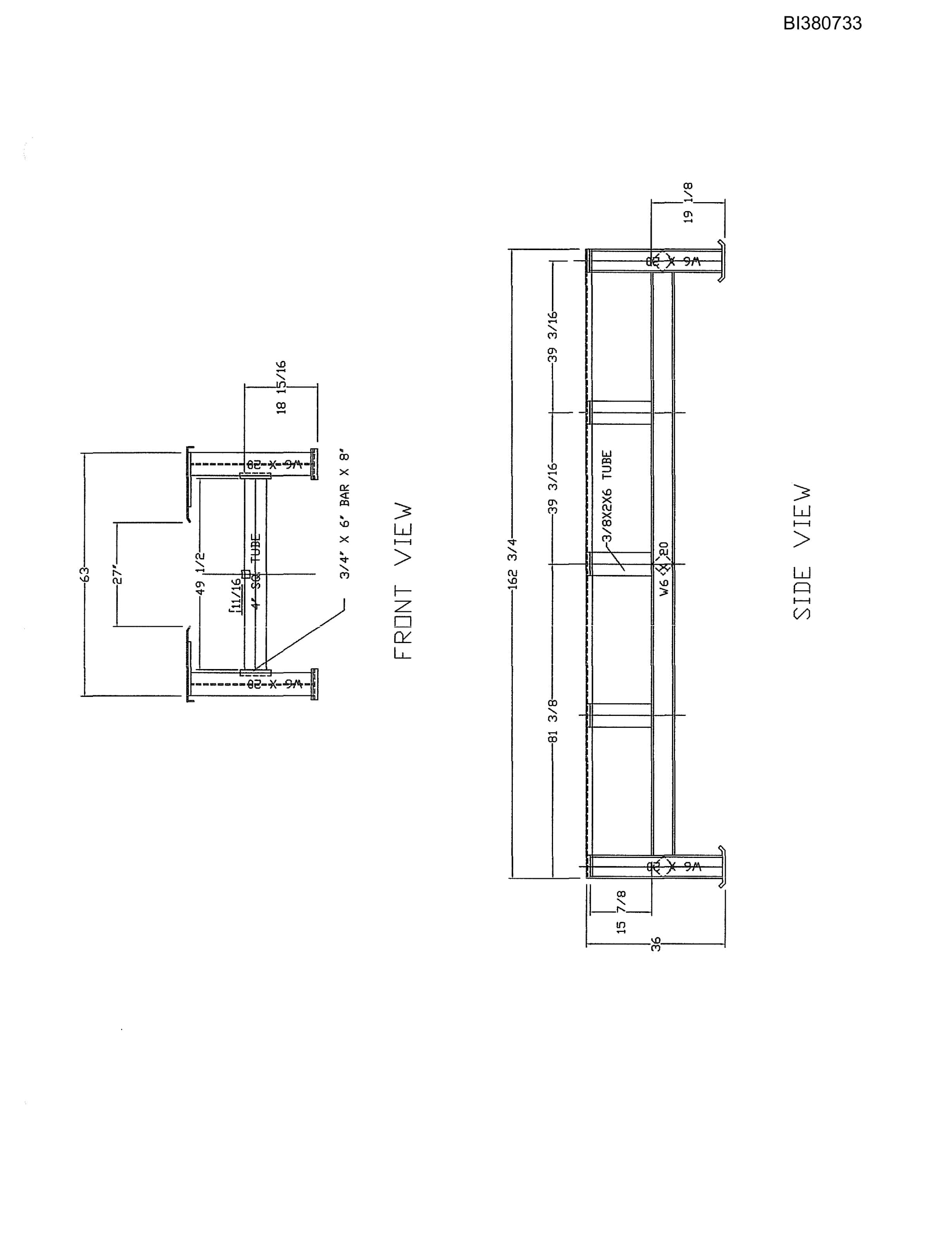 Bucyrus 48in Feed Thru Parts Catalog BI380733-4