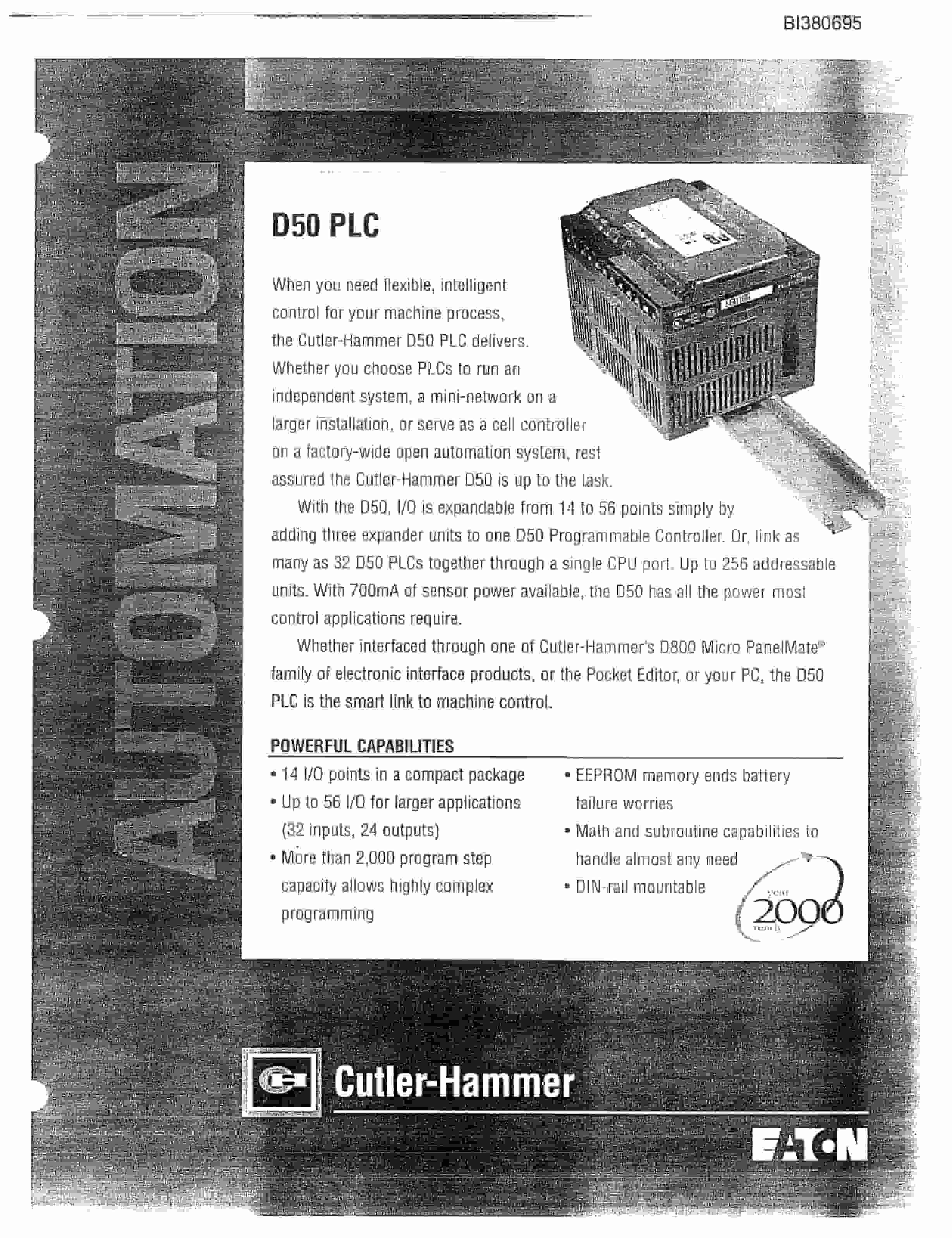 Bucyrus 48in Hydraulic Take-Up, 40HP Power Pack Parts Catalog BI380695-5