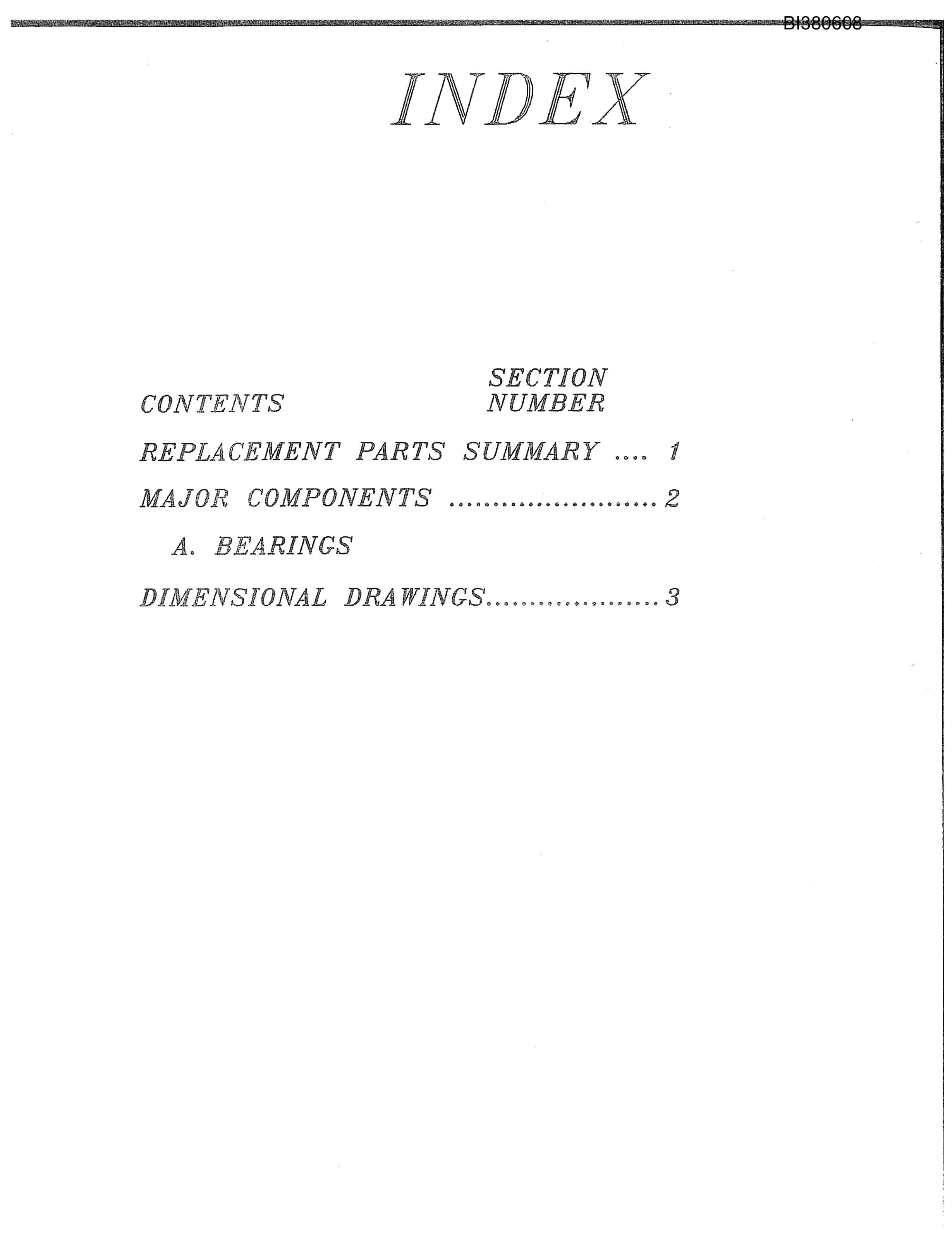 Bucyrus 48in Single Drive, Take-Up, Tailpiece Parts Catalog BI380608-4