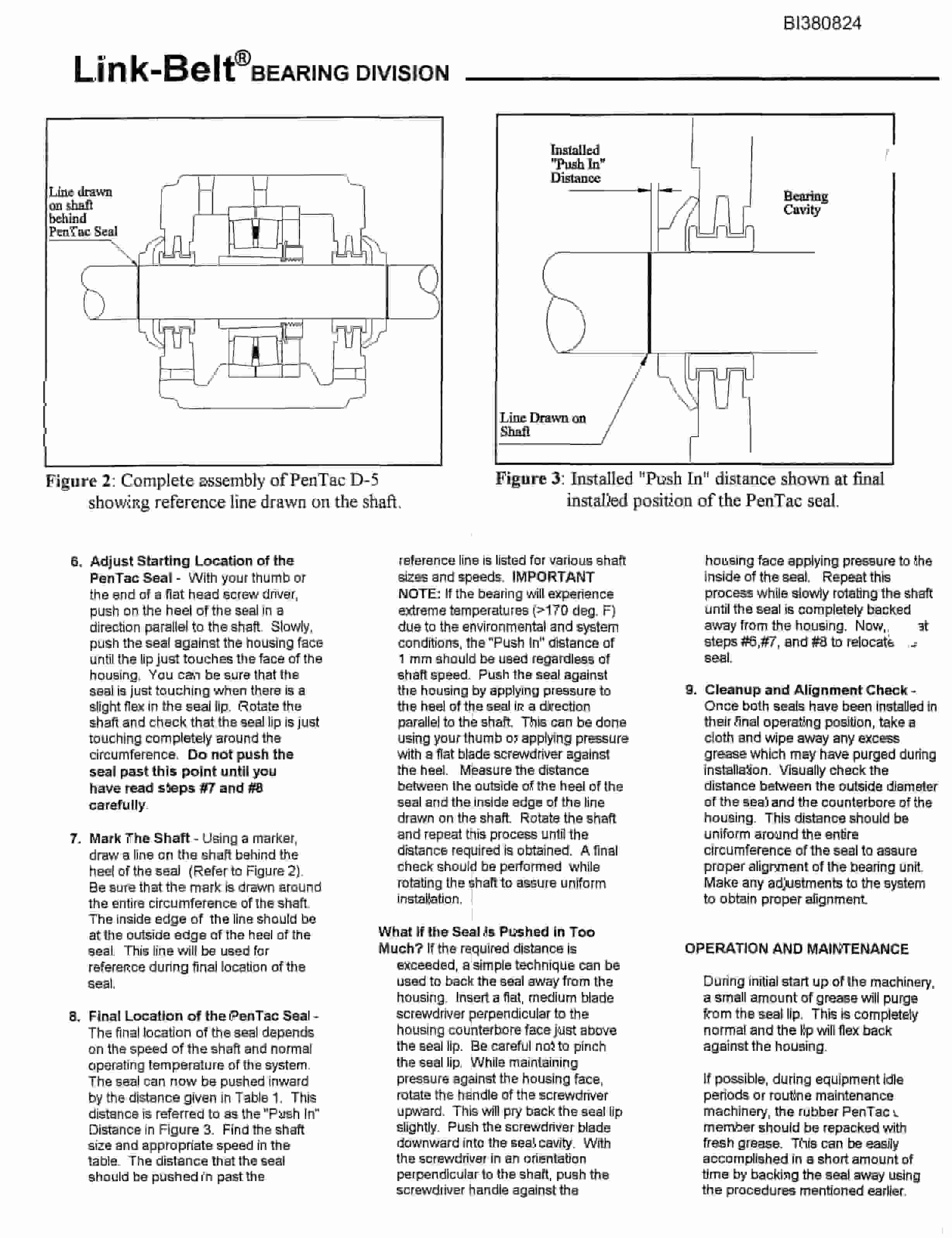 Bucyrus 48in Tailpiece Parts Catalog BI380824-5