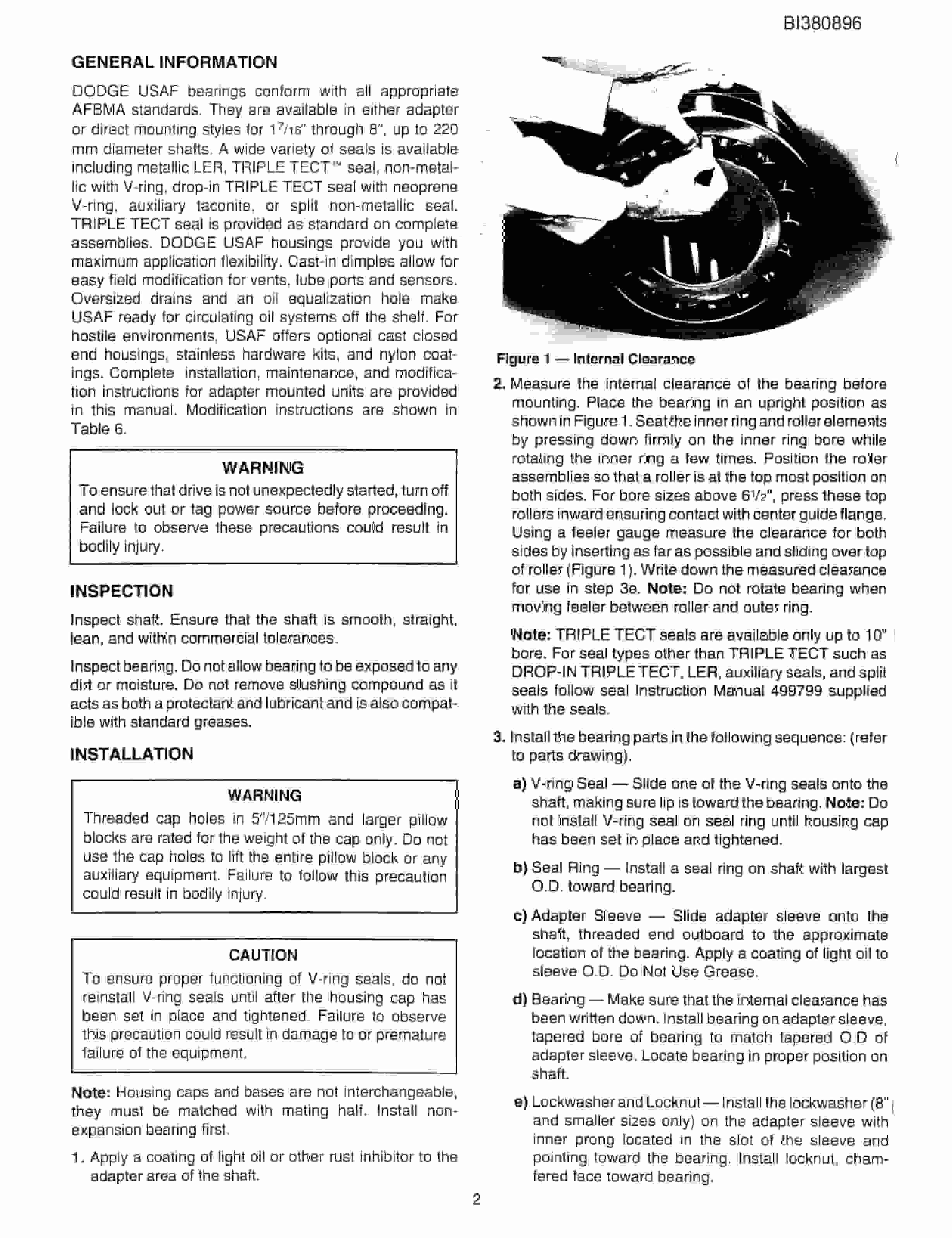 Bucyrus 48in Tailpiece Parts Catalog BI380896-5
