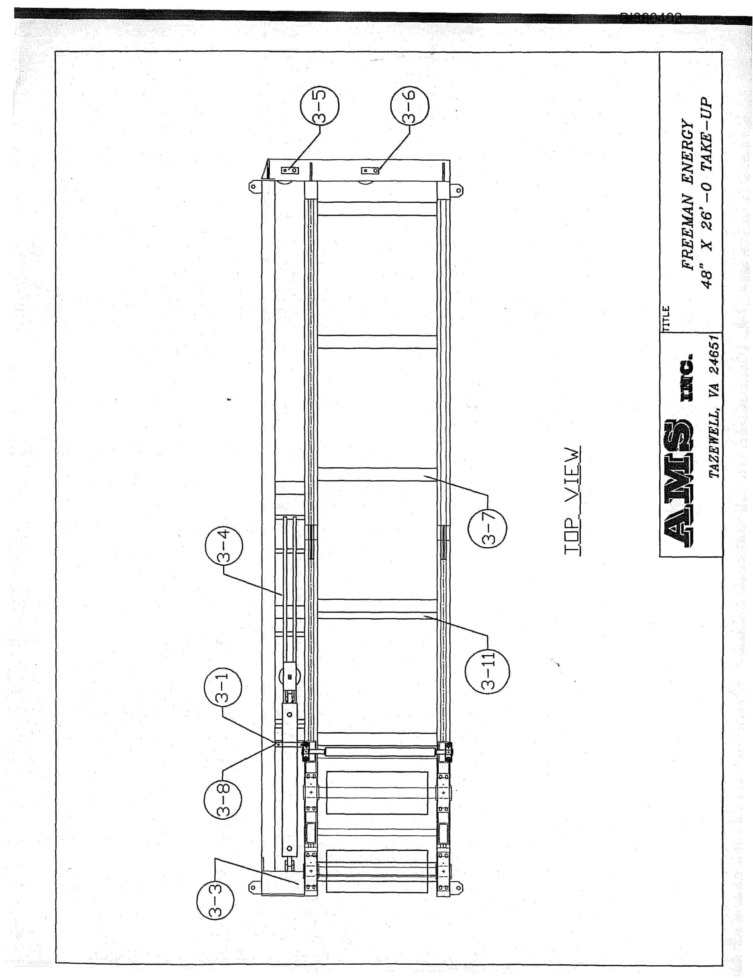 Bucyrus 48in Take-Up Parts Catalog BI380402-3