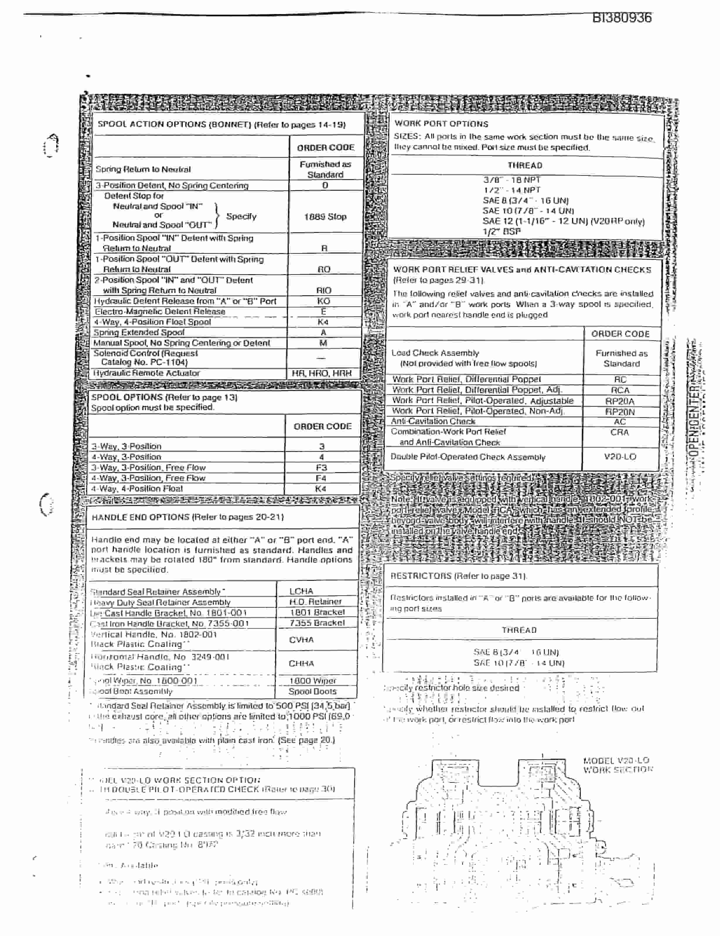 Bucyrus 48in Take-Up Parts Catalog BI380936-2