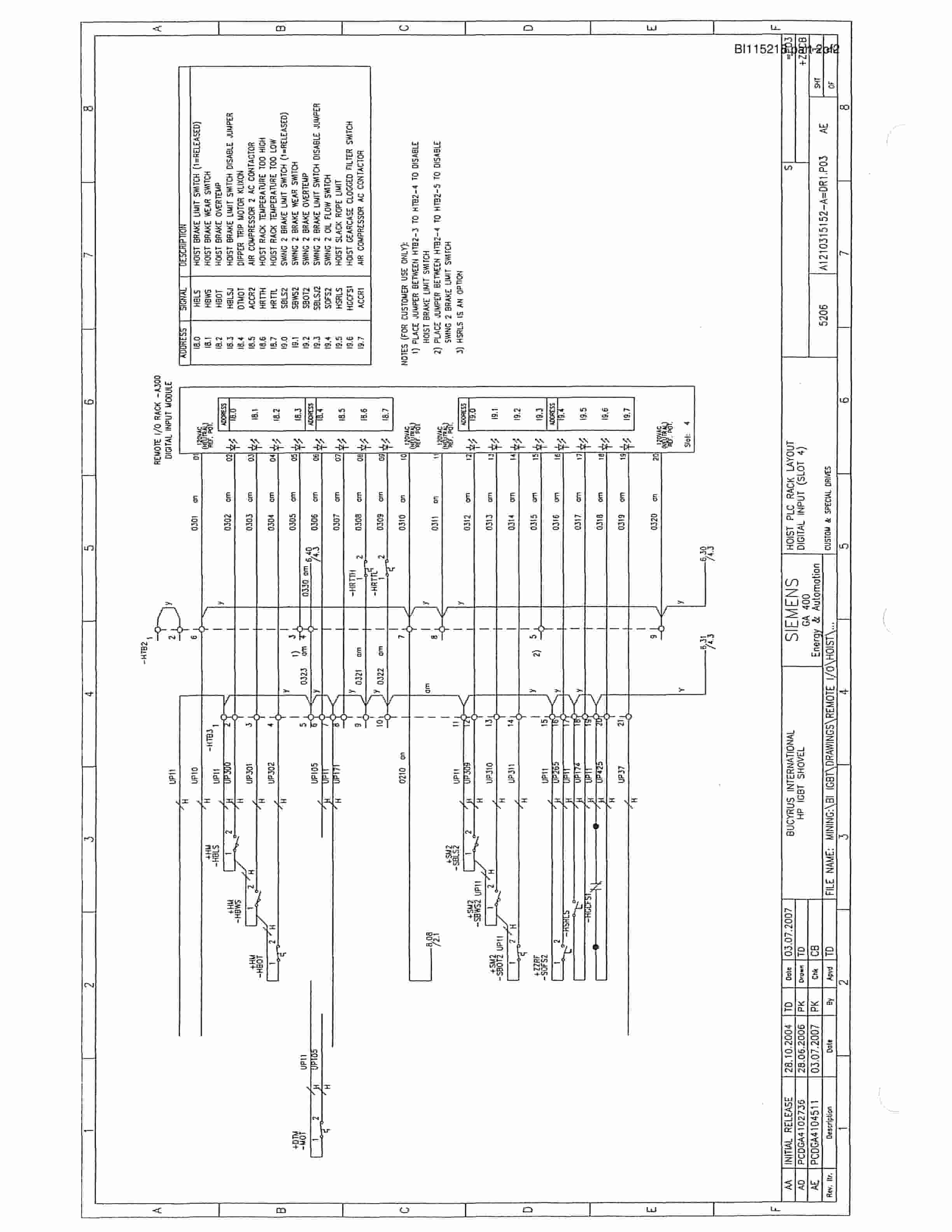 Bucyrus 495HD Mining Shovel Technical Manual BI115218 Part 2of2-2