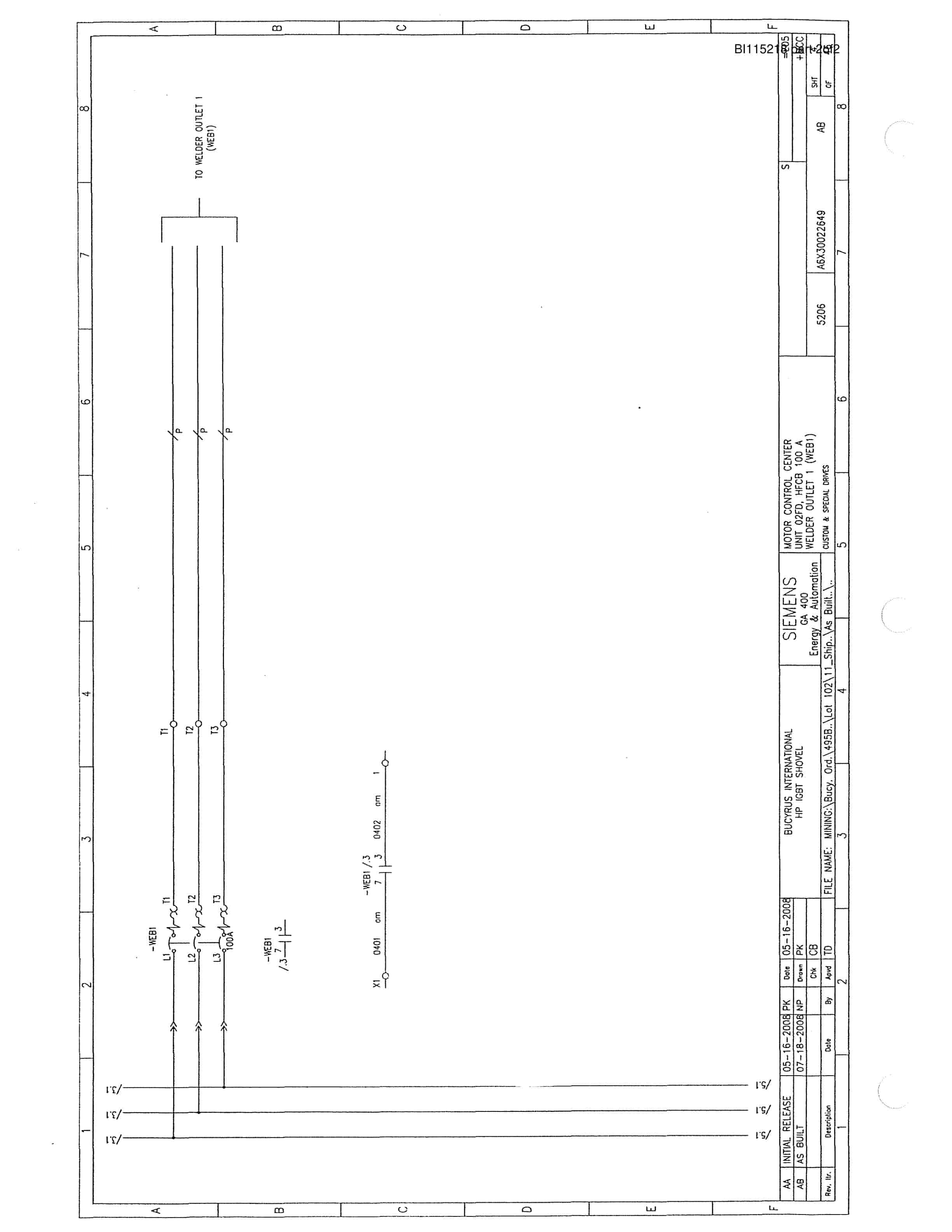 Bucyrus 495HD Mining Shovel Technical Manual BI115218 Part 2of2-5