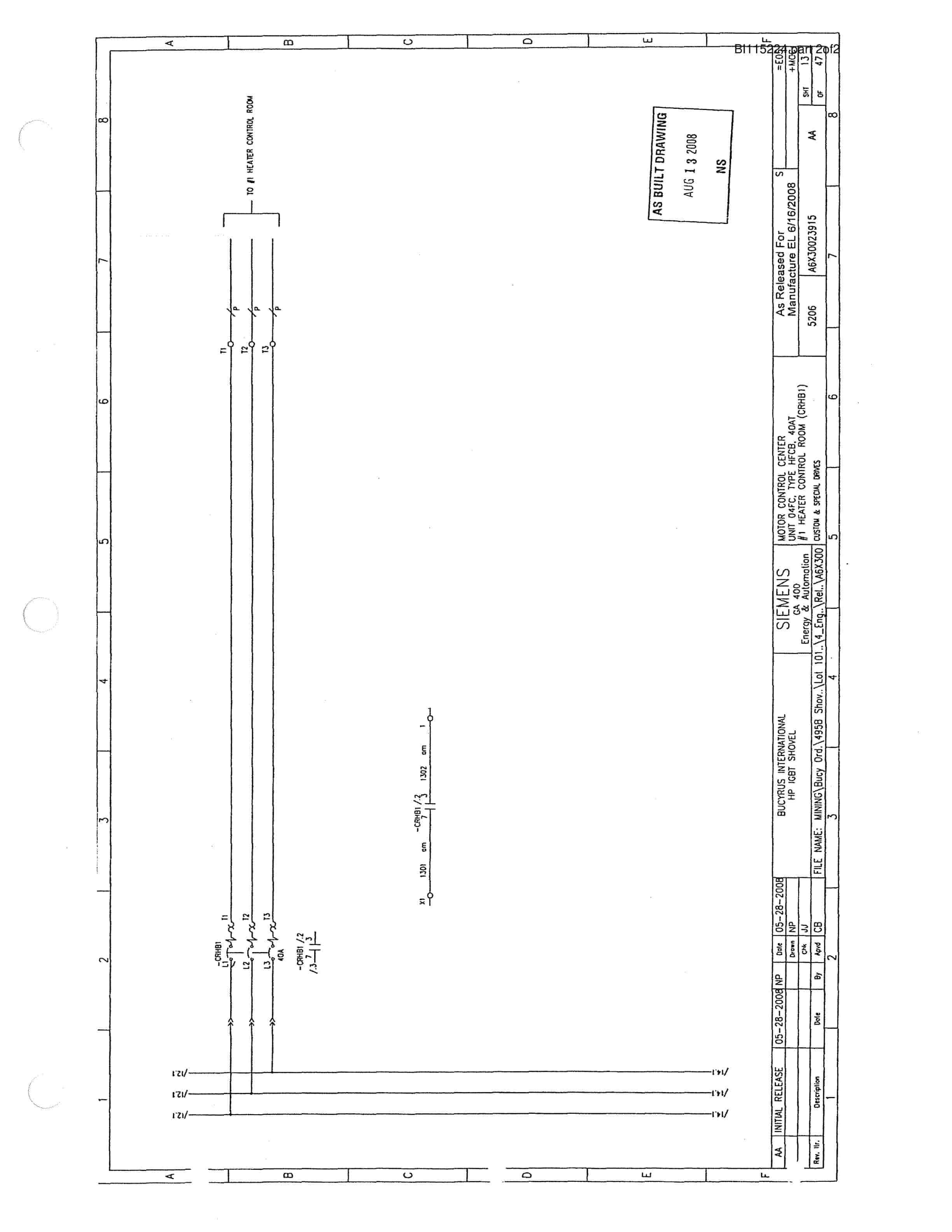 Bucyrus 495HR Mining Shovel Technical Manual BI115224 Part 2of2-5