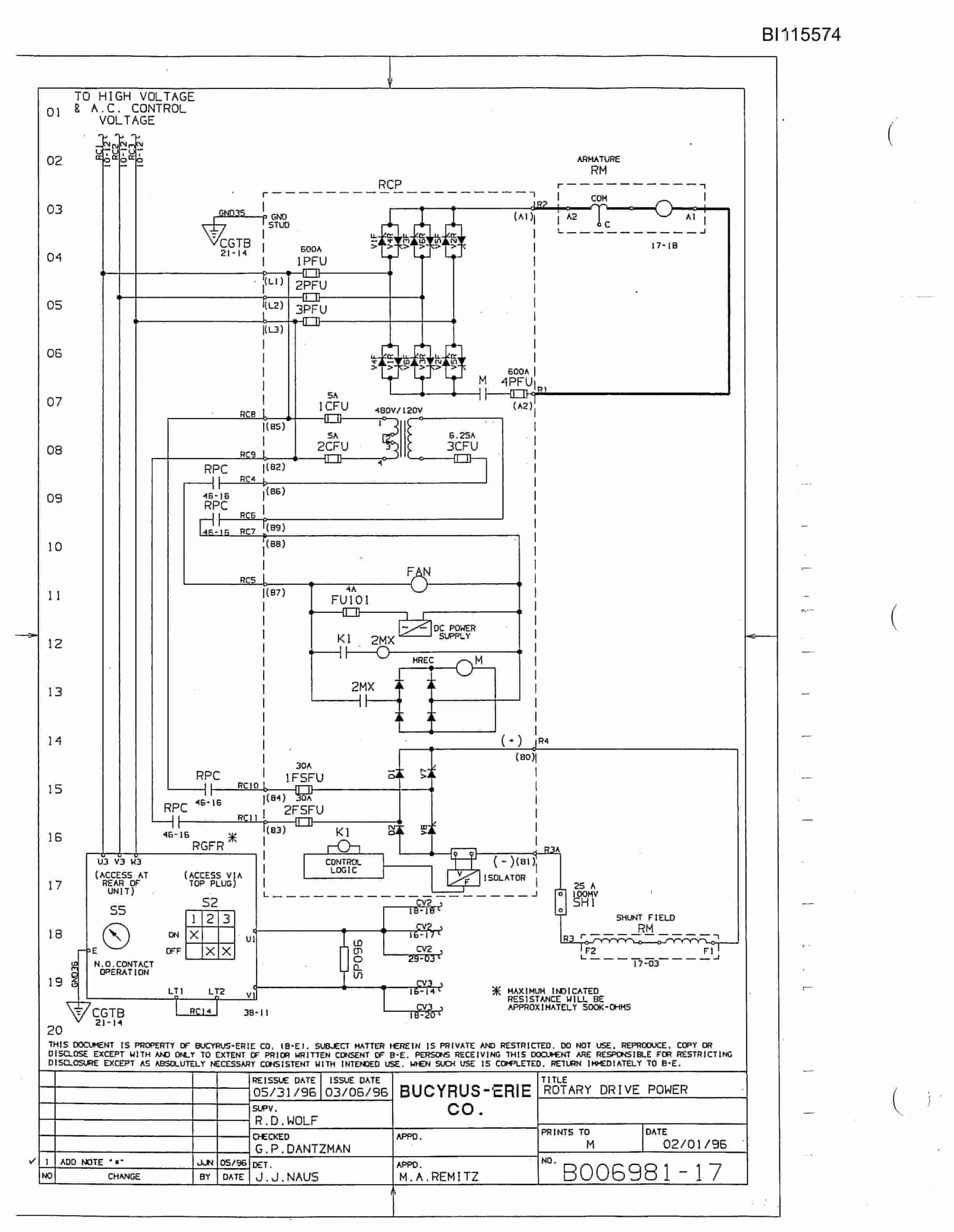 Bucyrus 49R3 Technical Manual BI115574-4