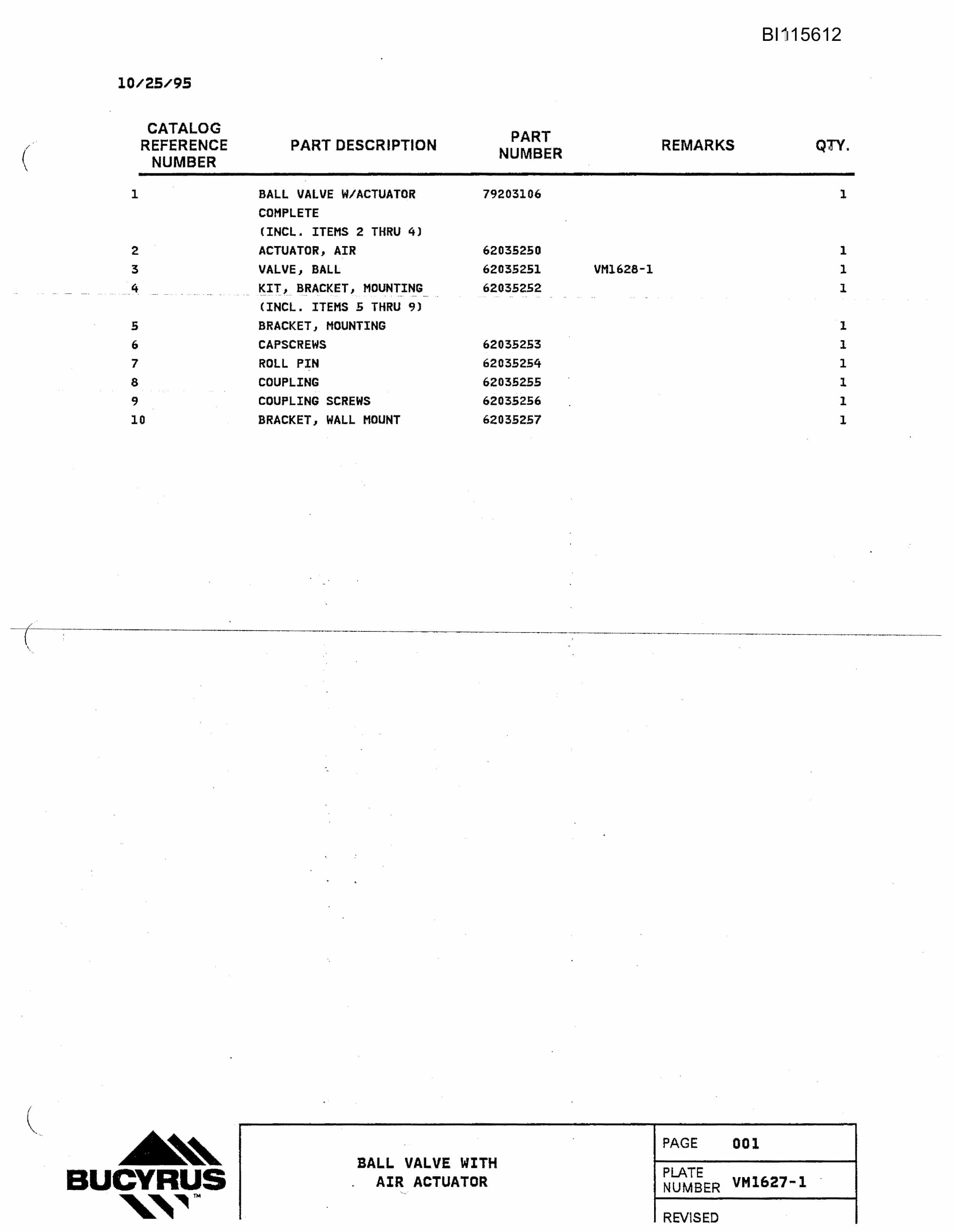 Bucyrus 49R3 Technical Manual BI115612-3