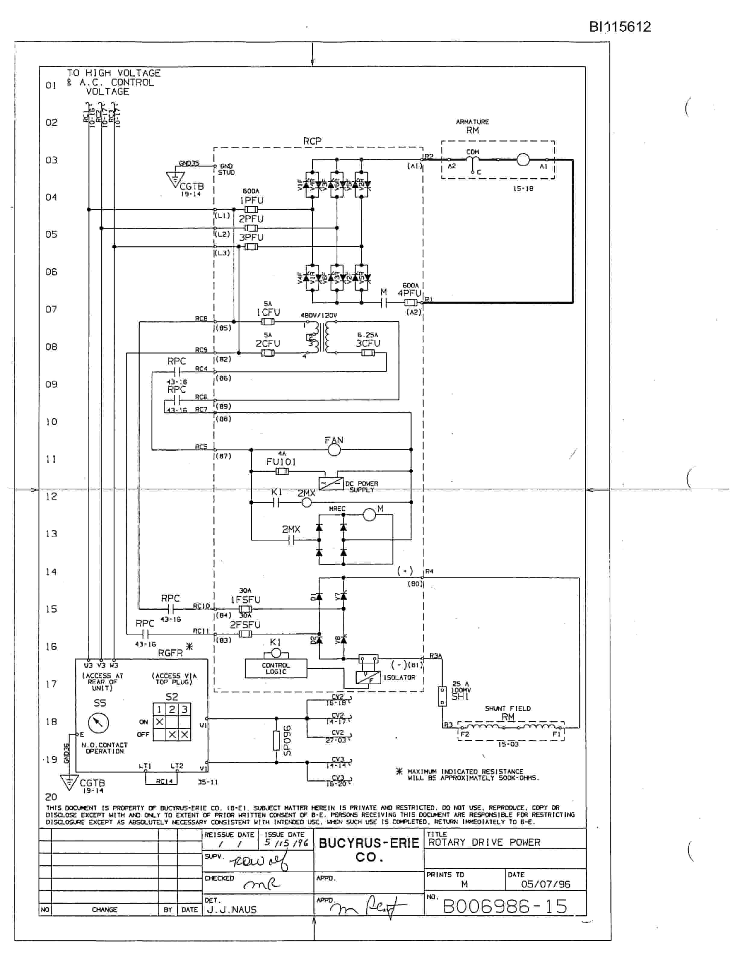 Bucyrus 49R3 Technical Manual BI115612-4