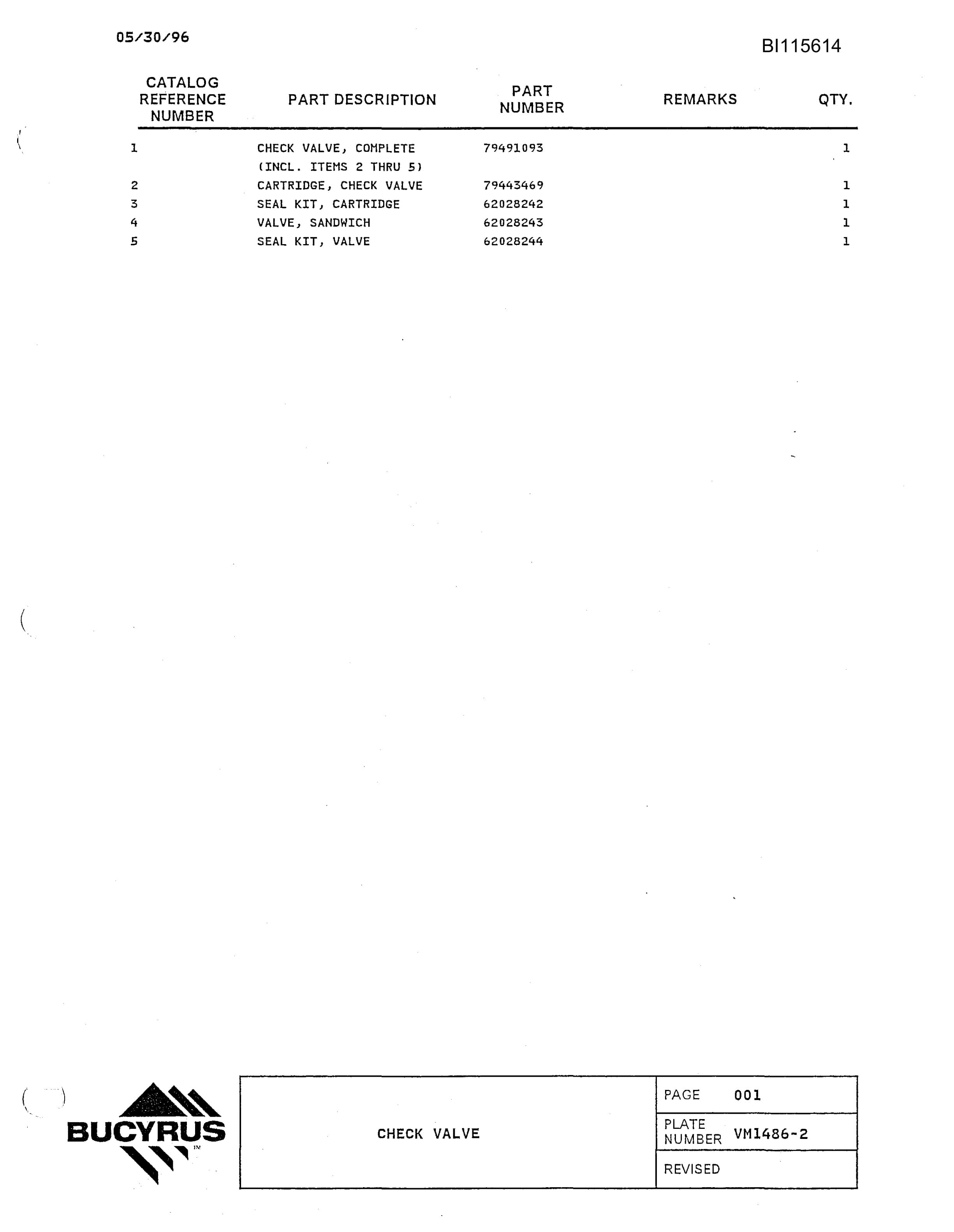 Bucyrus 49R3 Technical Manual BI115614-2