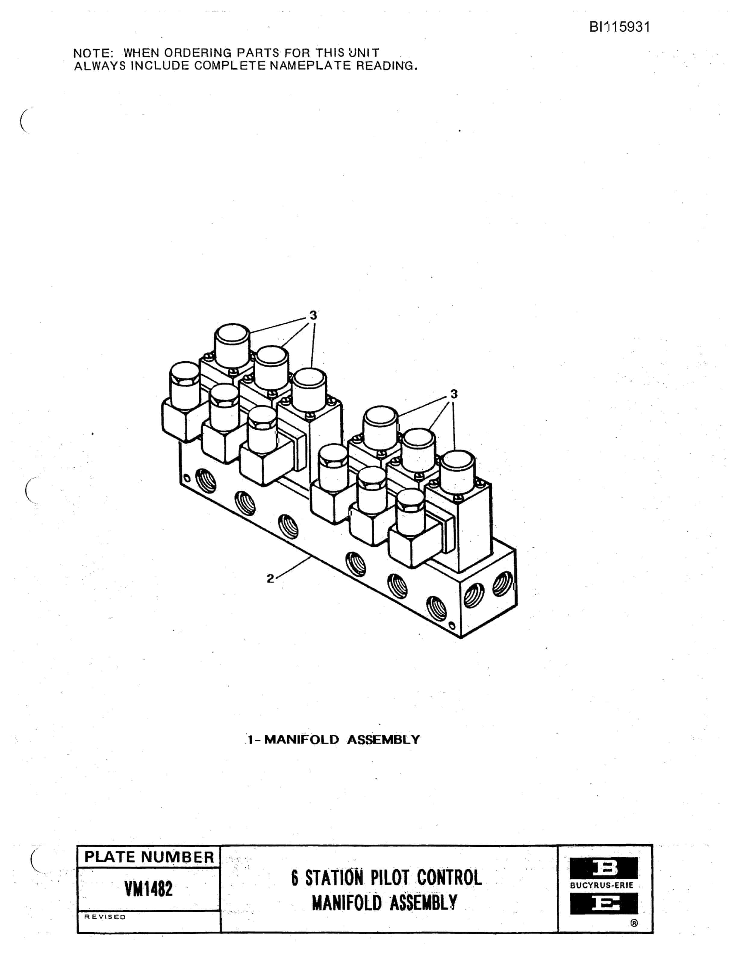 Bucyrus 49RII Drill Technical Manual BI115931-3