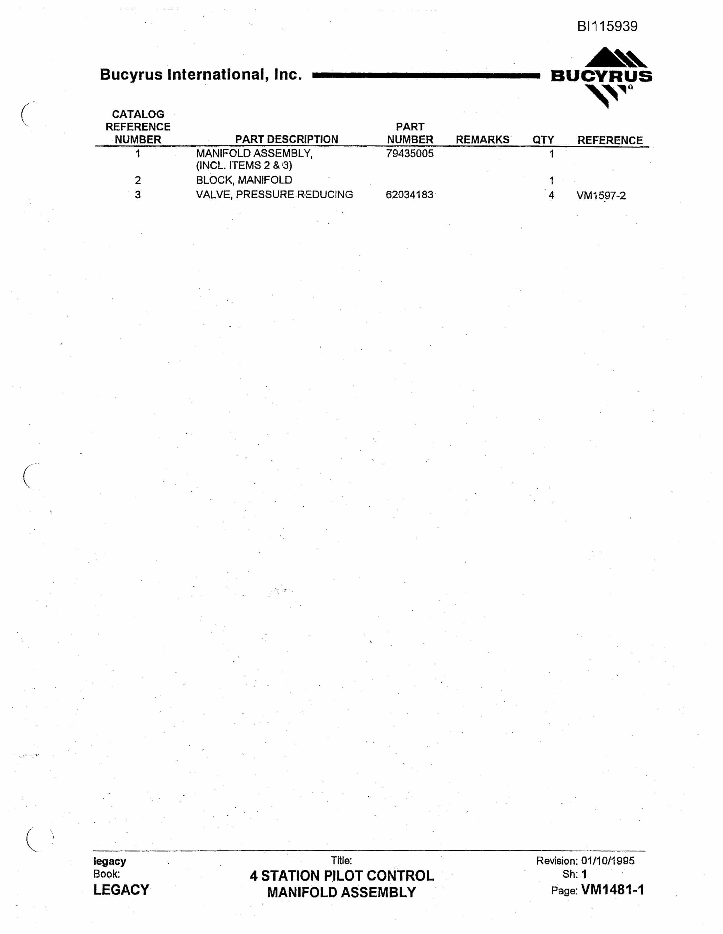 Bucyrus 49RII Drill Technical Manual BI115939-3