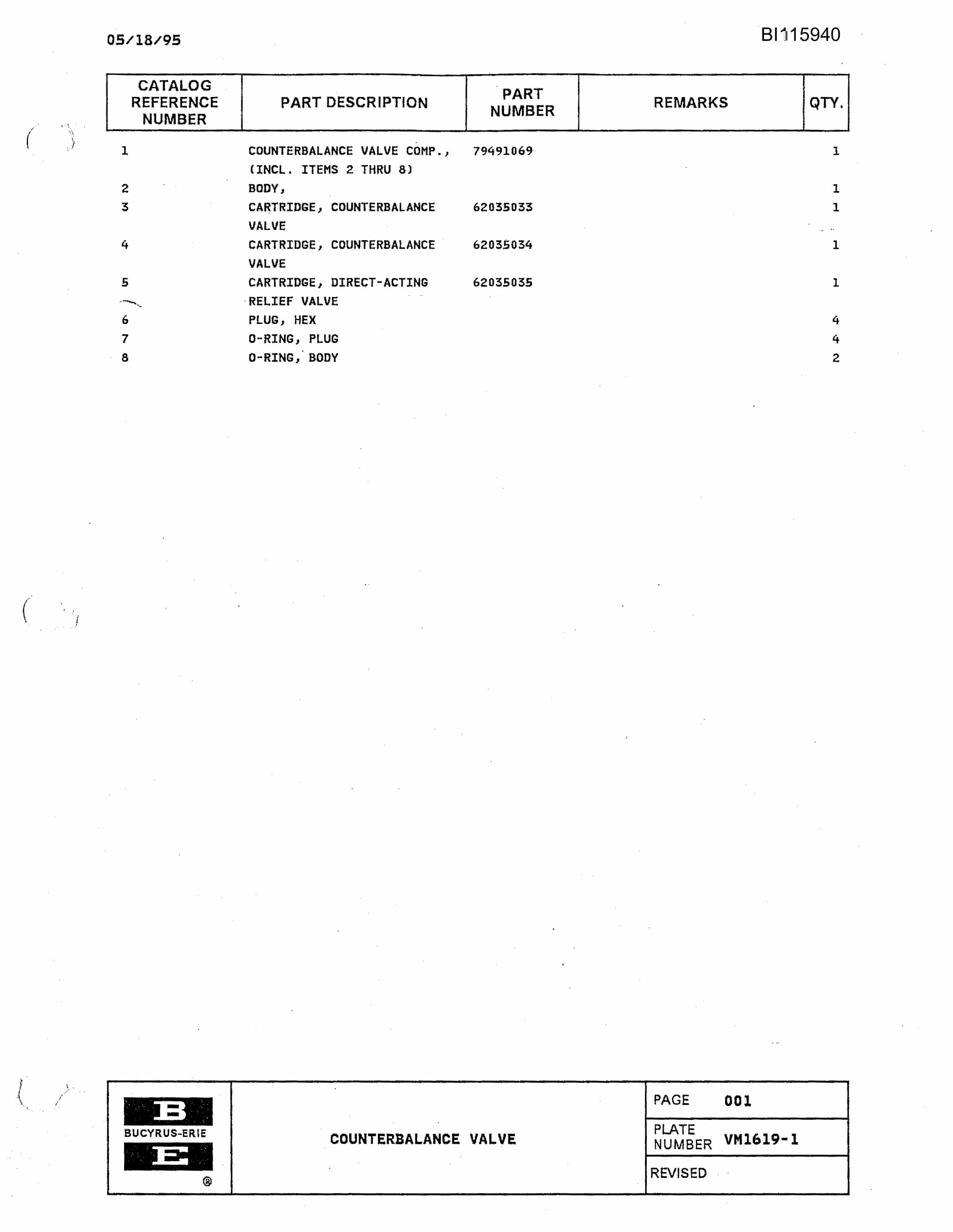 Bucyrus 49RII Drill Technical Manual BI115940-3