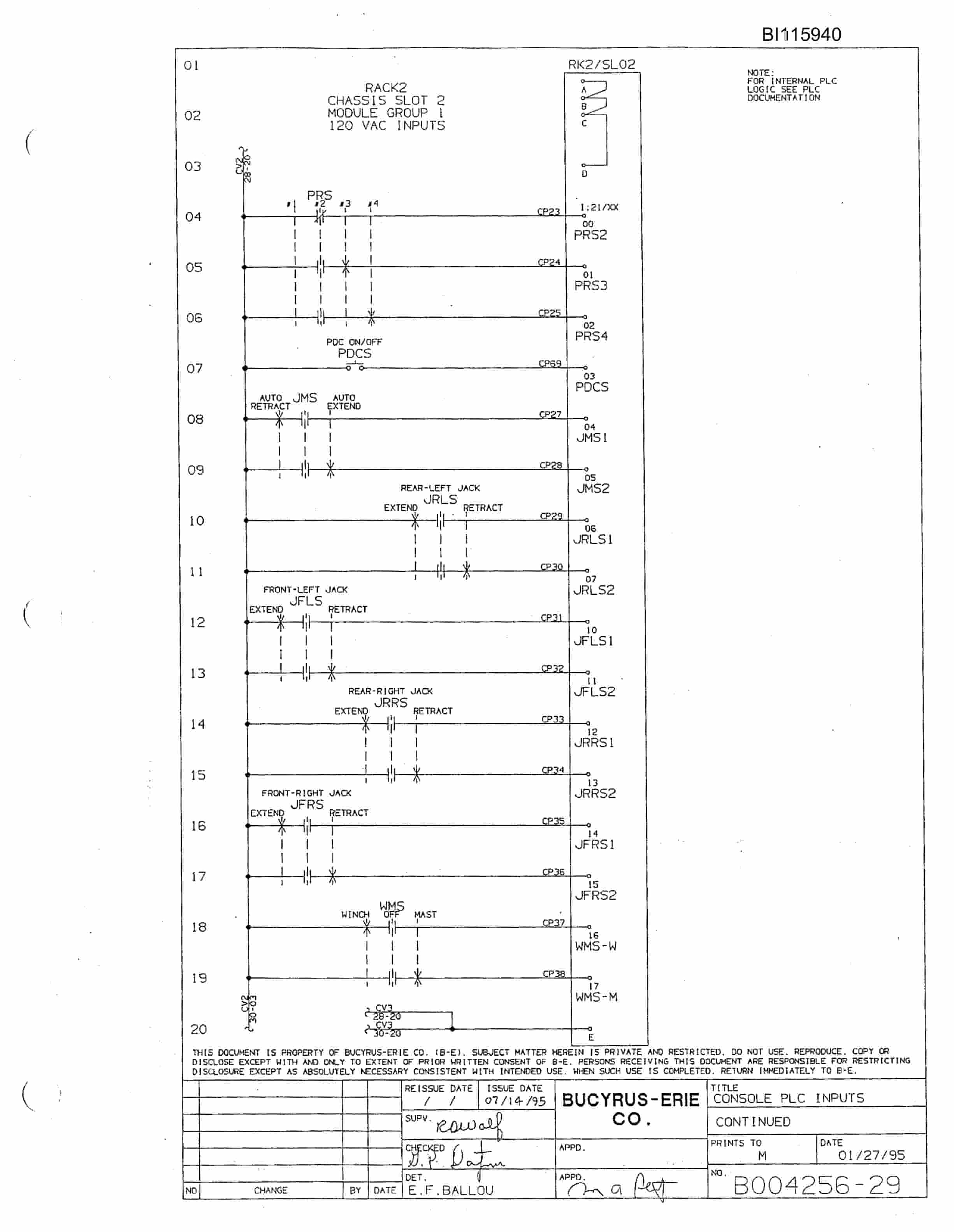 Bucyrus 49RII Drill Technical Manual BI115940-4