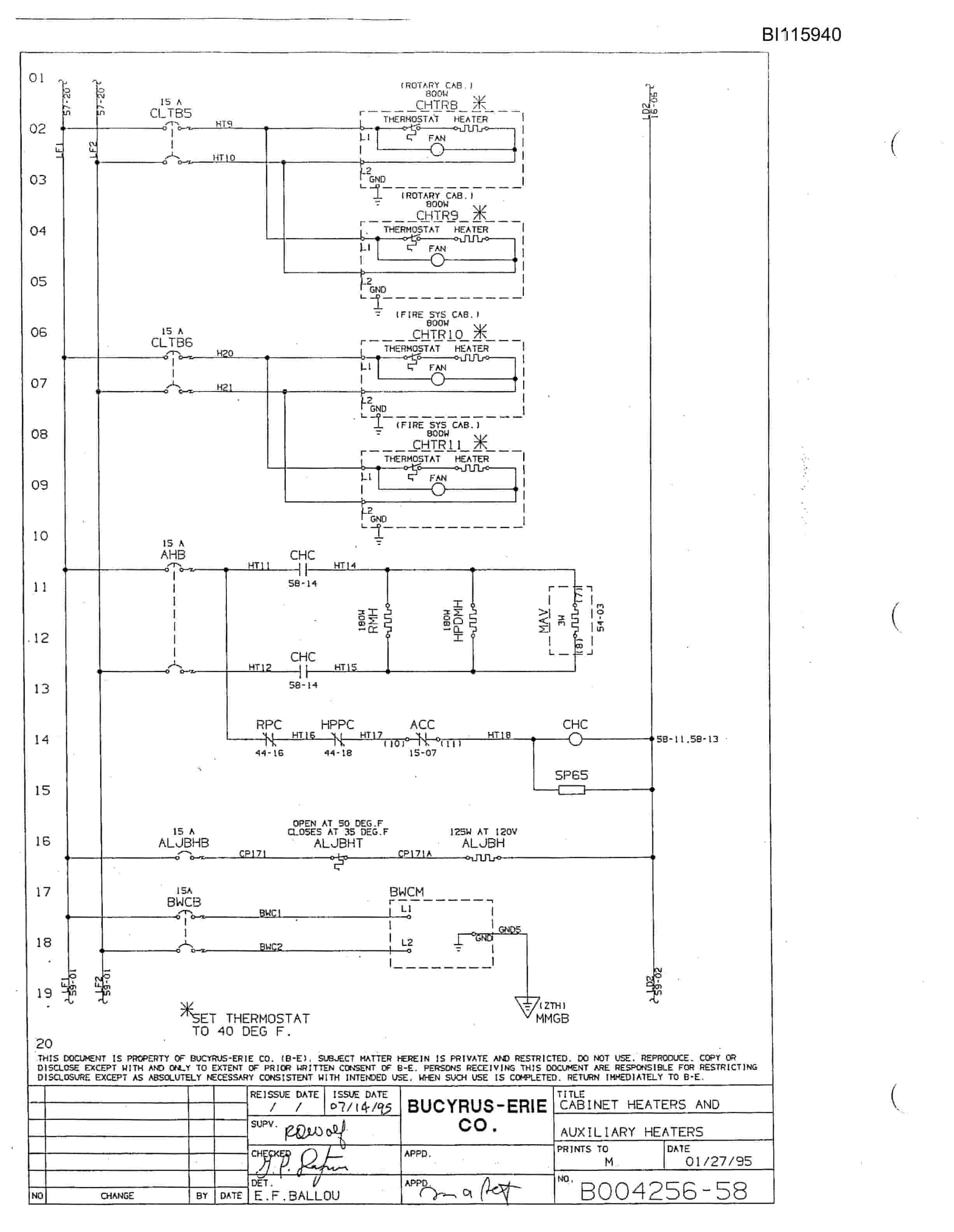 Bucyrus 49RII Drill Technical Manual BI115940-5