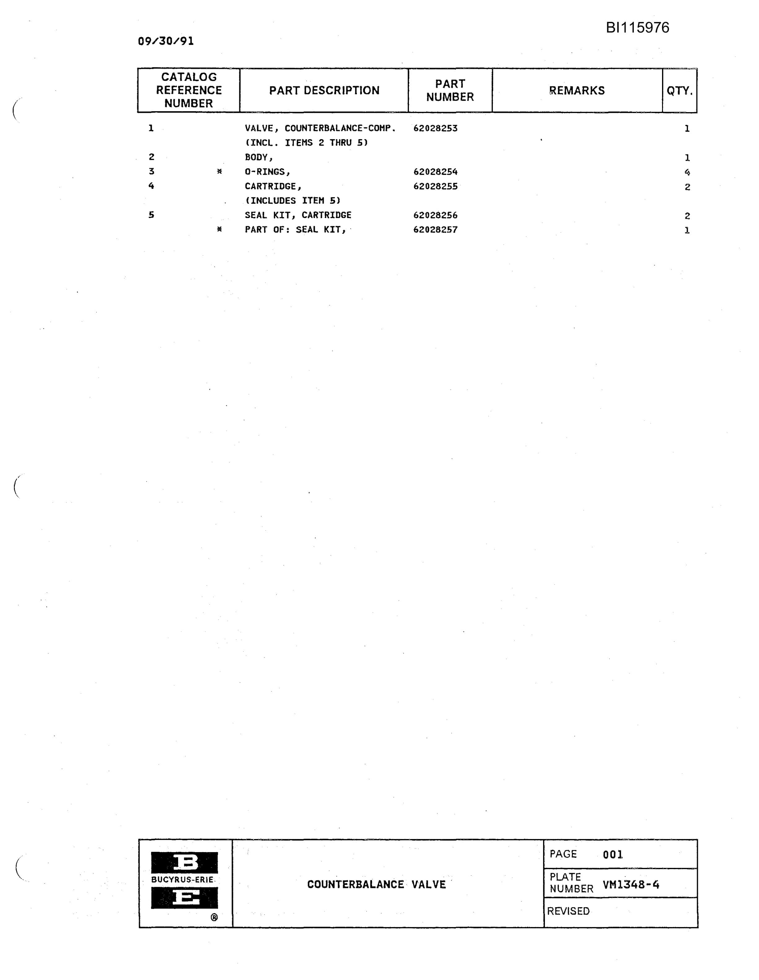 Bucyrus 49RII Drill Technical Manual BI115976-2