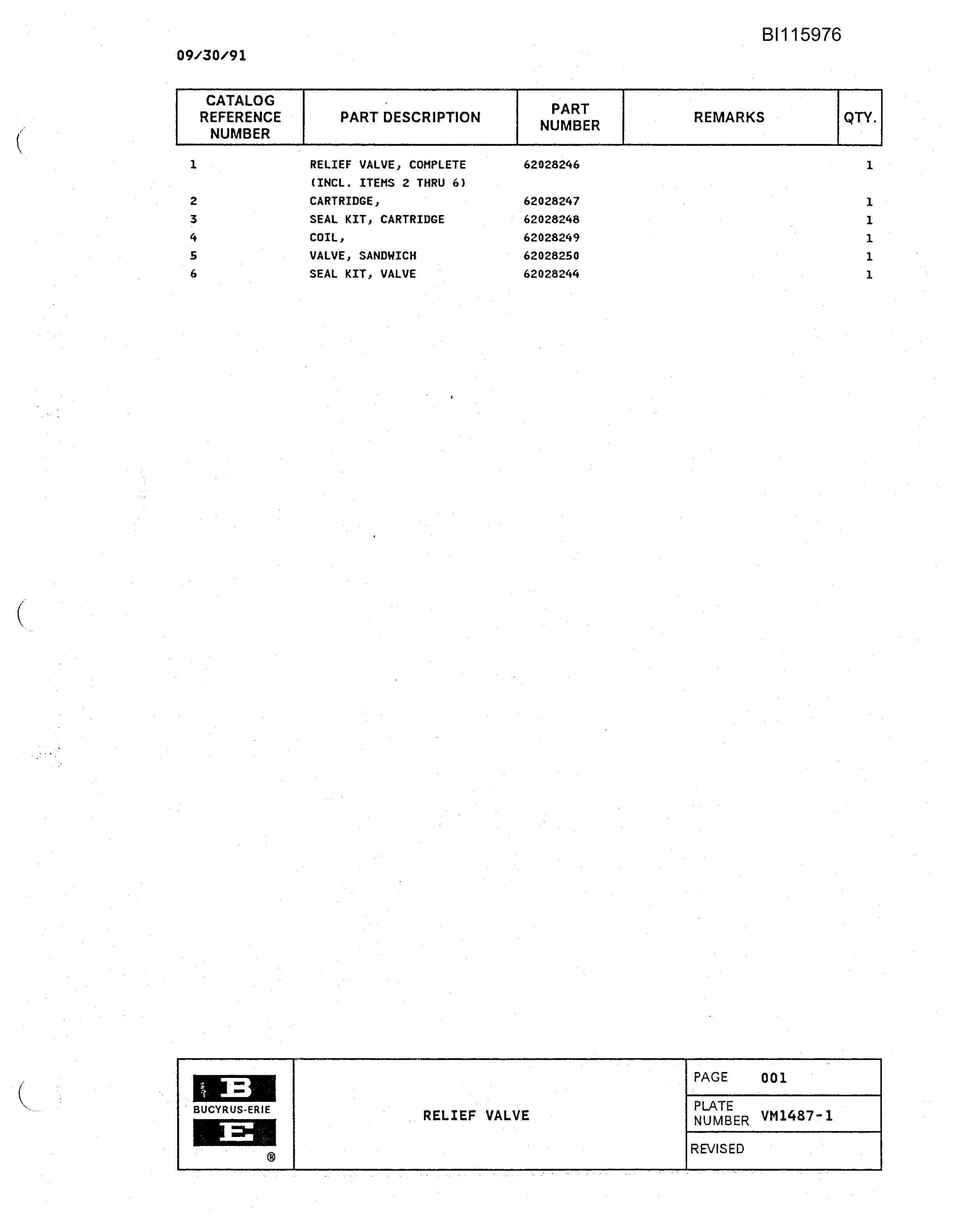 Bucyrus 49RII Drill Technical Manual BI115976-3