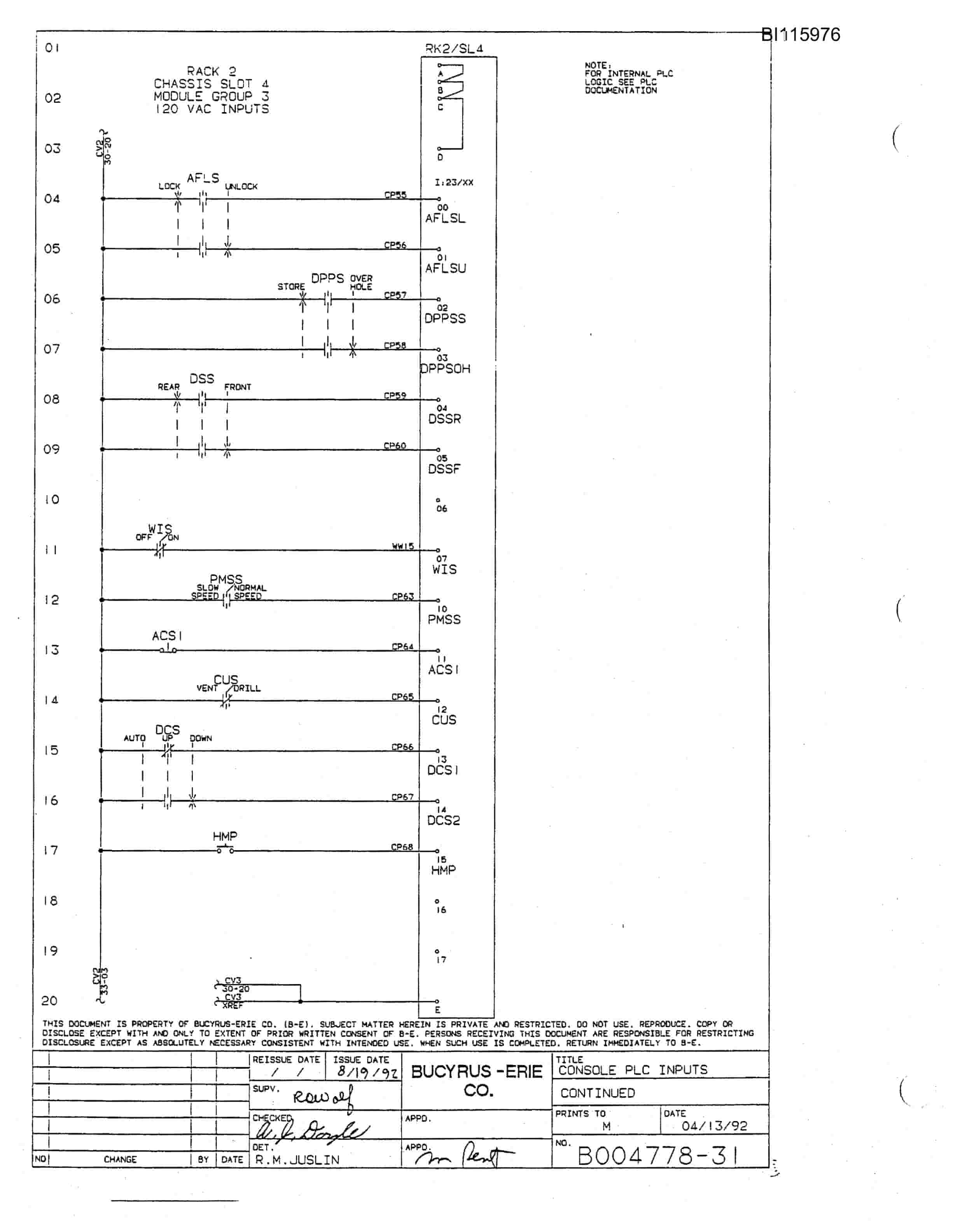 Bucyrus 49RII Drill Technical Manual BI115976-5