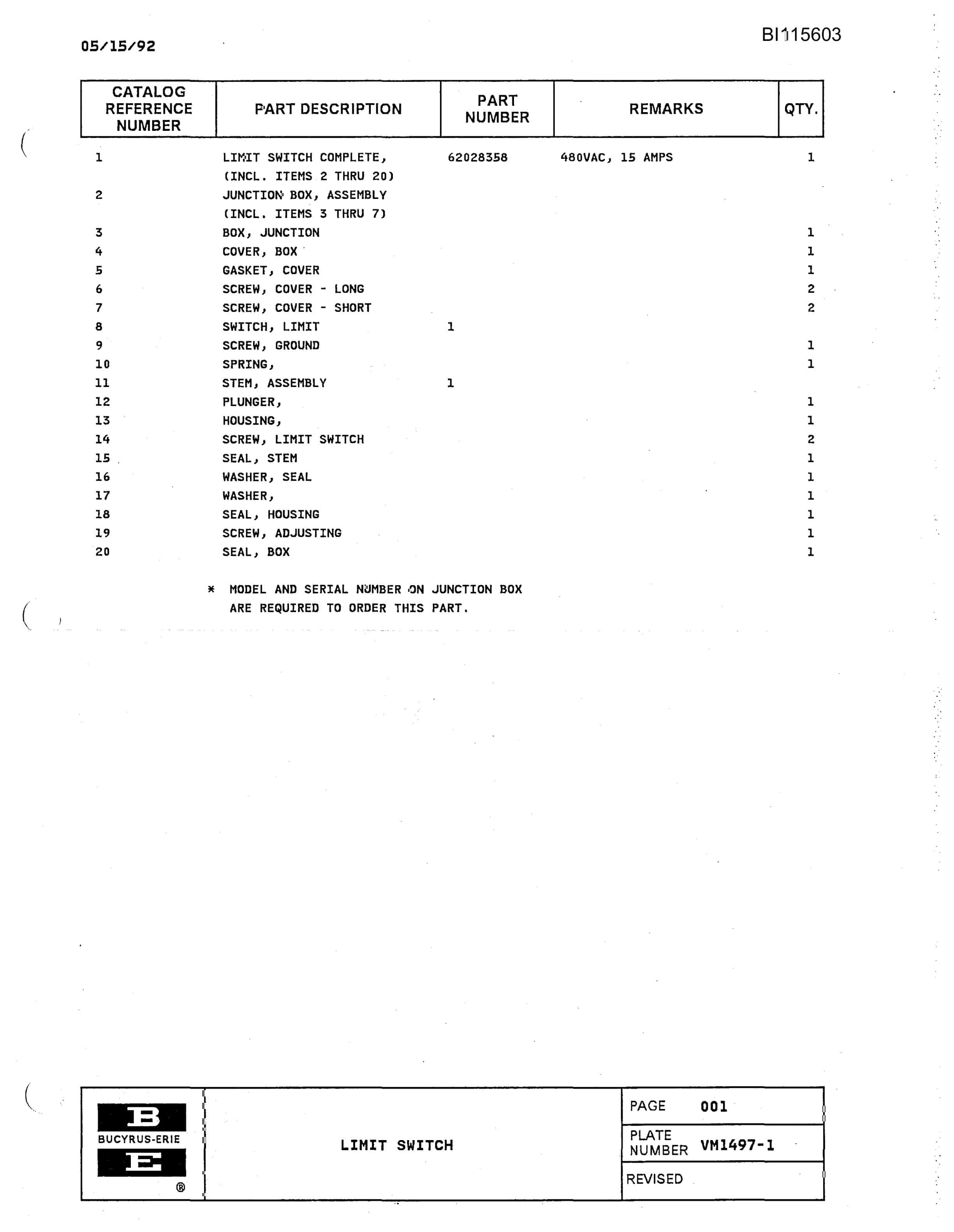 Bucyrus 49RII Mining Technical Manual BI115603-2