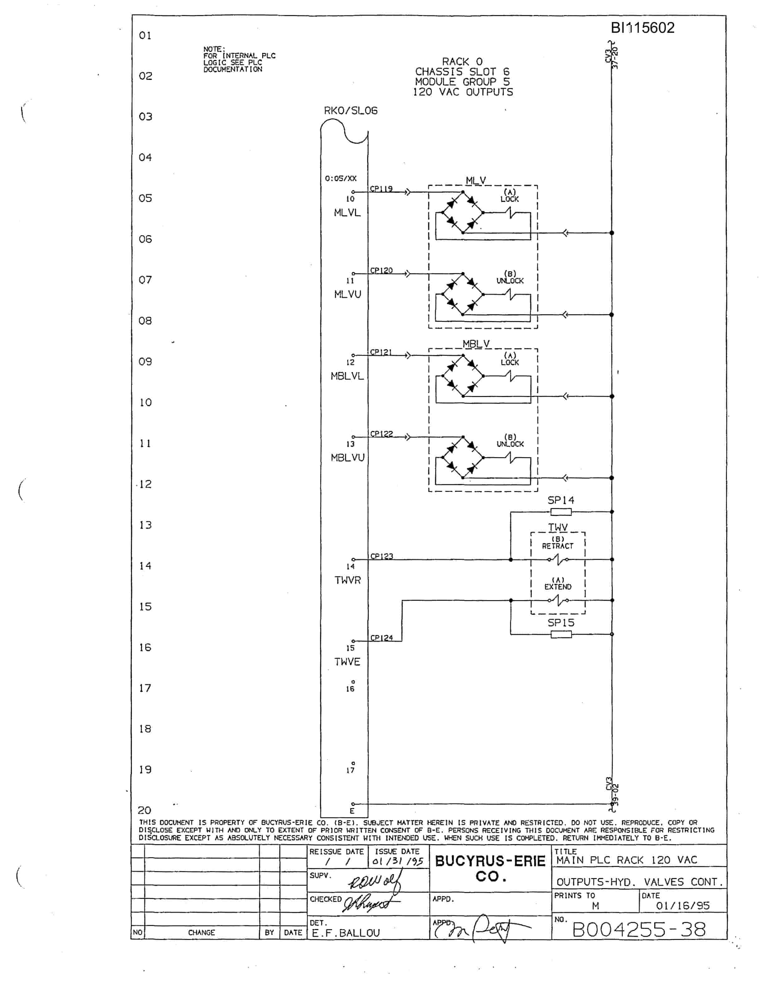 Bucyrus 49RII Rotary Blast Hole Drill Technical Manual BI115602-4