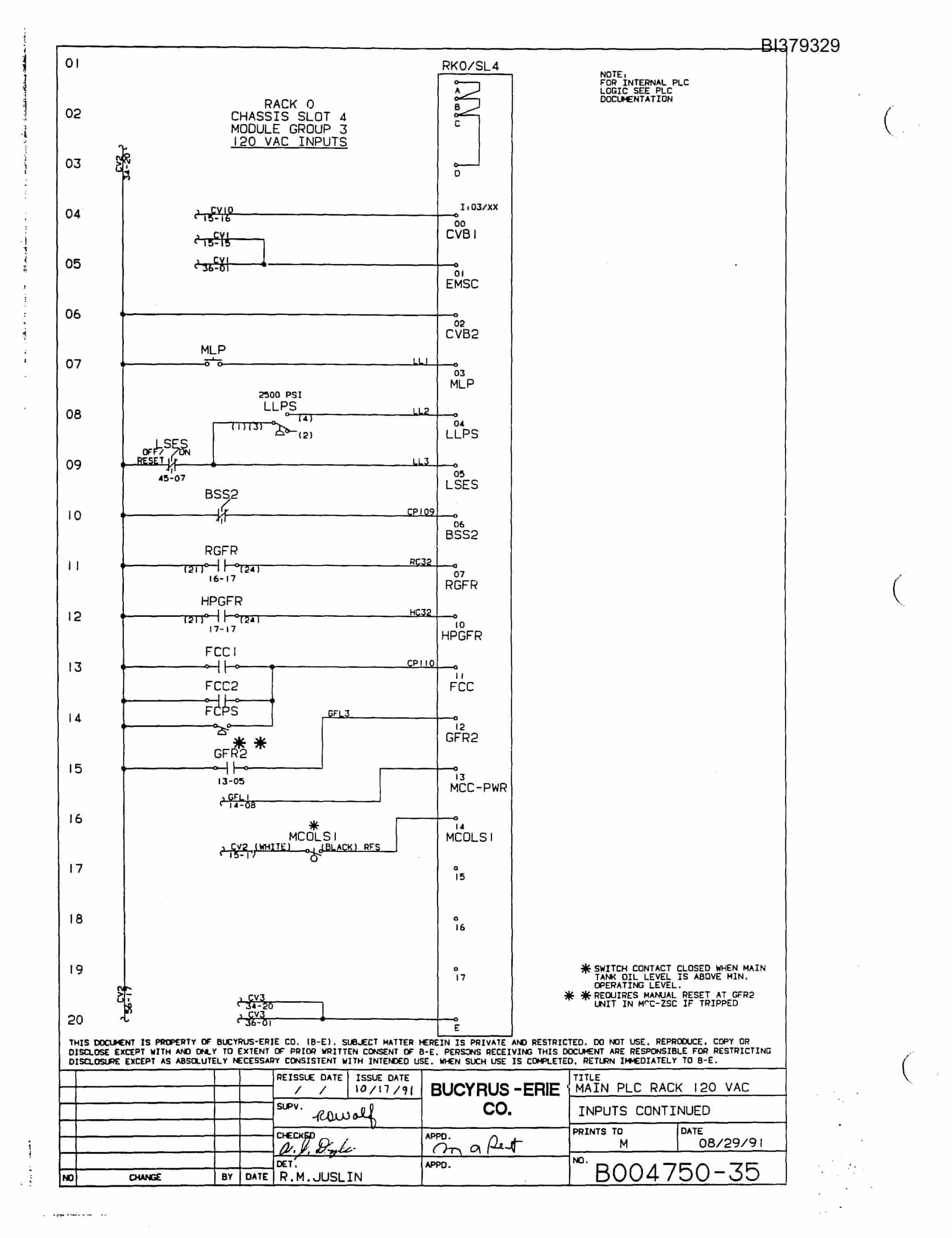 Bucyrus 49RII Rotary Drill Parts Catalog BI379329-5