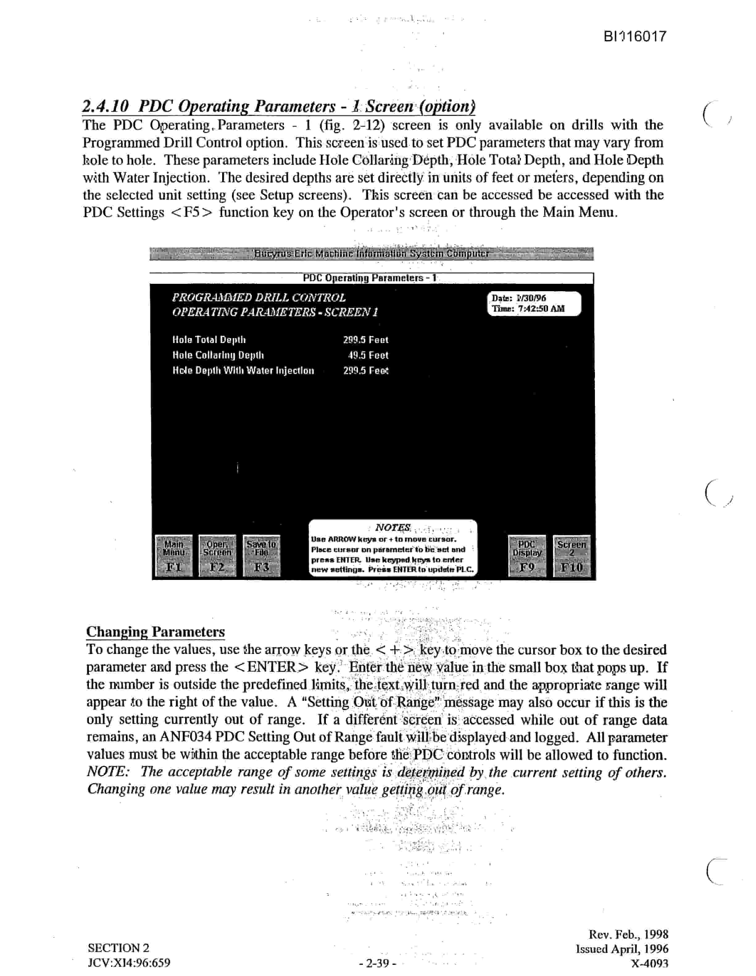 Bucyrus 49RIII Blast Hole Drill Technical Manual BI116017-3
