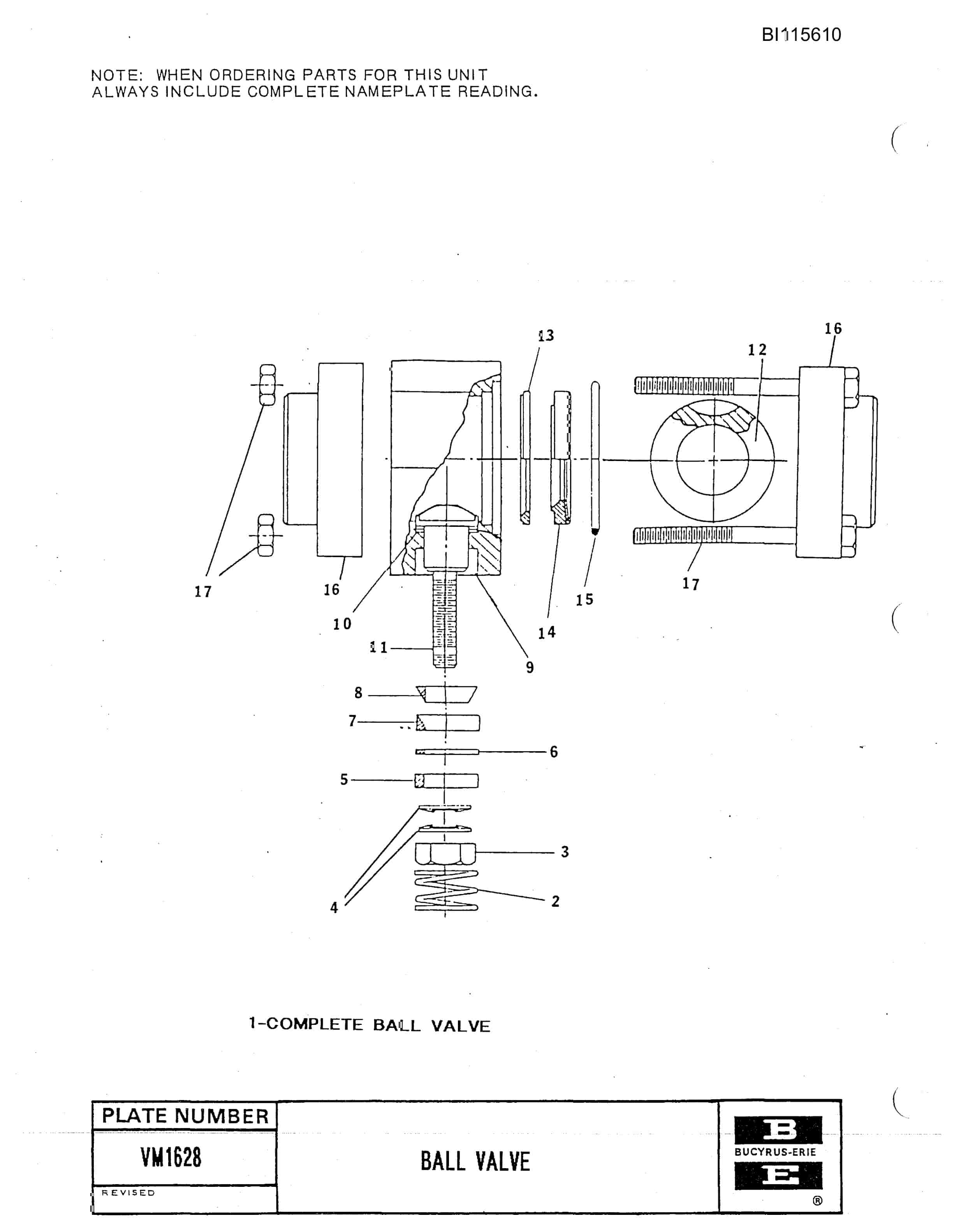 Bucyrus 49RIII Rotary Blast Hole Drill Technical Manual BI115610-3