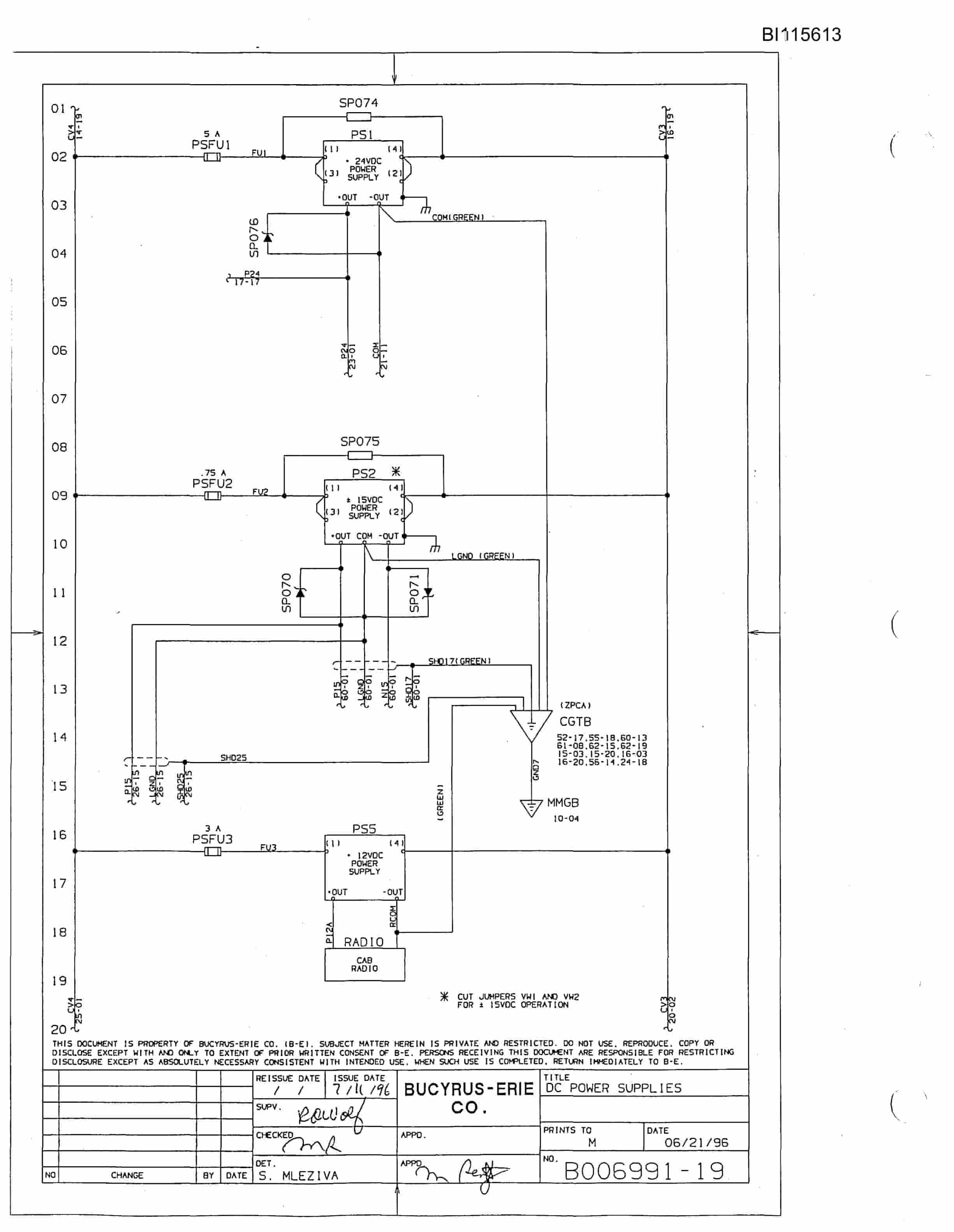 Bucyrus 49RIII Rotary Blast Hole Drill Technical Manual BI115613-4