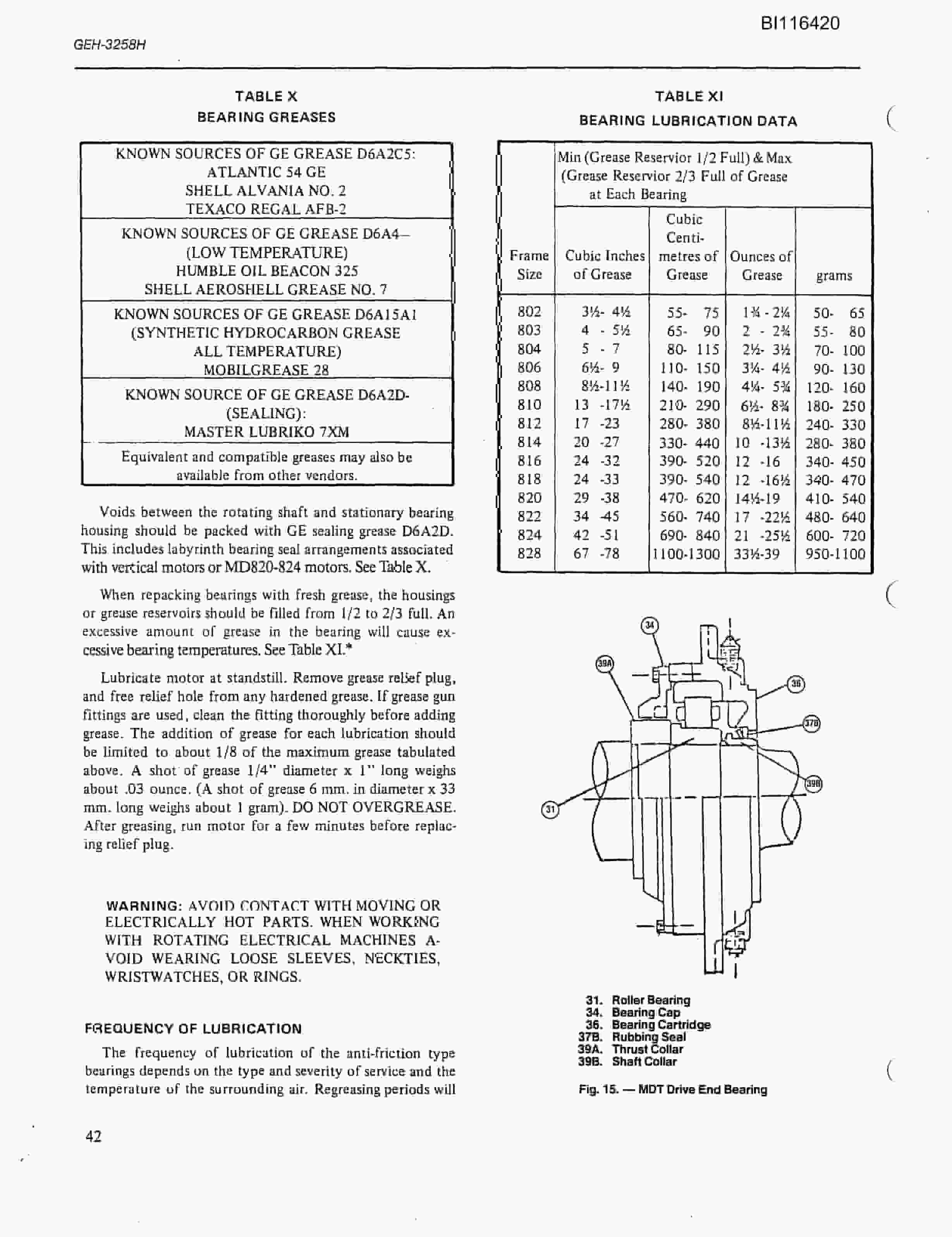 Bucyrus 4D3, 4D7, 4D10, 4D15 D-Series Direct Drive Power Winches Parts Catalog BI116420-4