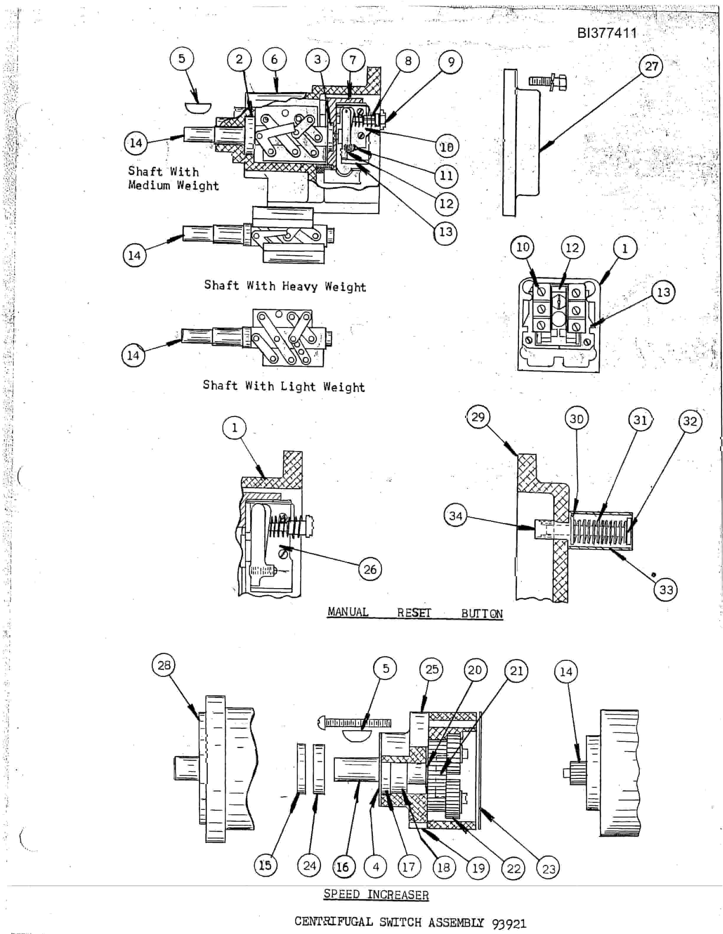 Bucyrus 4MFBH-48A Rhino Parts Catalog BI377411-4