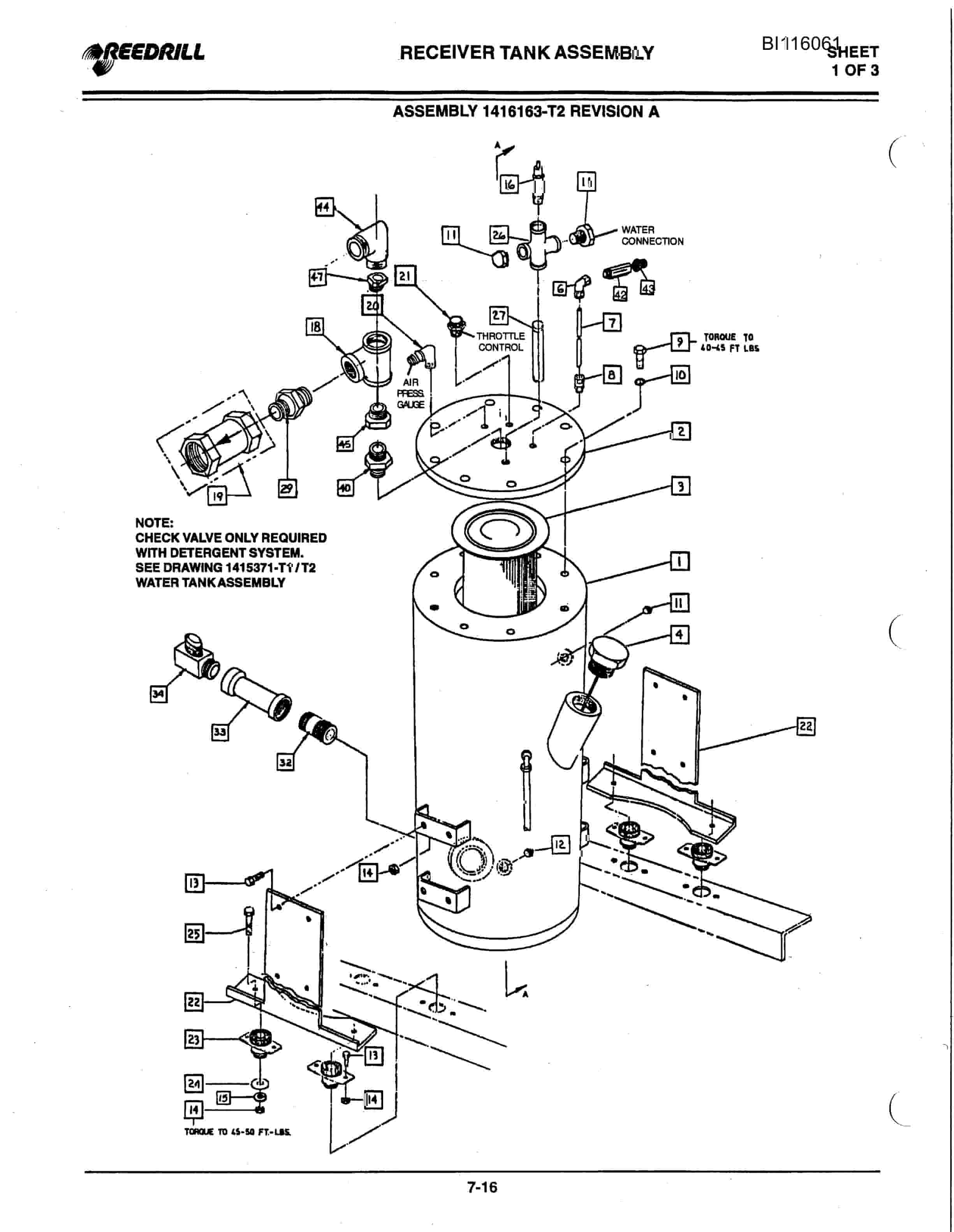 Bucyrus 5000 Hydra-Trac Self Contained Hydraulic Track Drill Parts Catalog BI116061-5