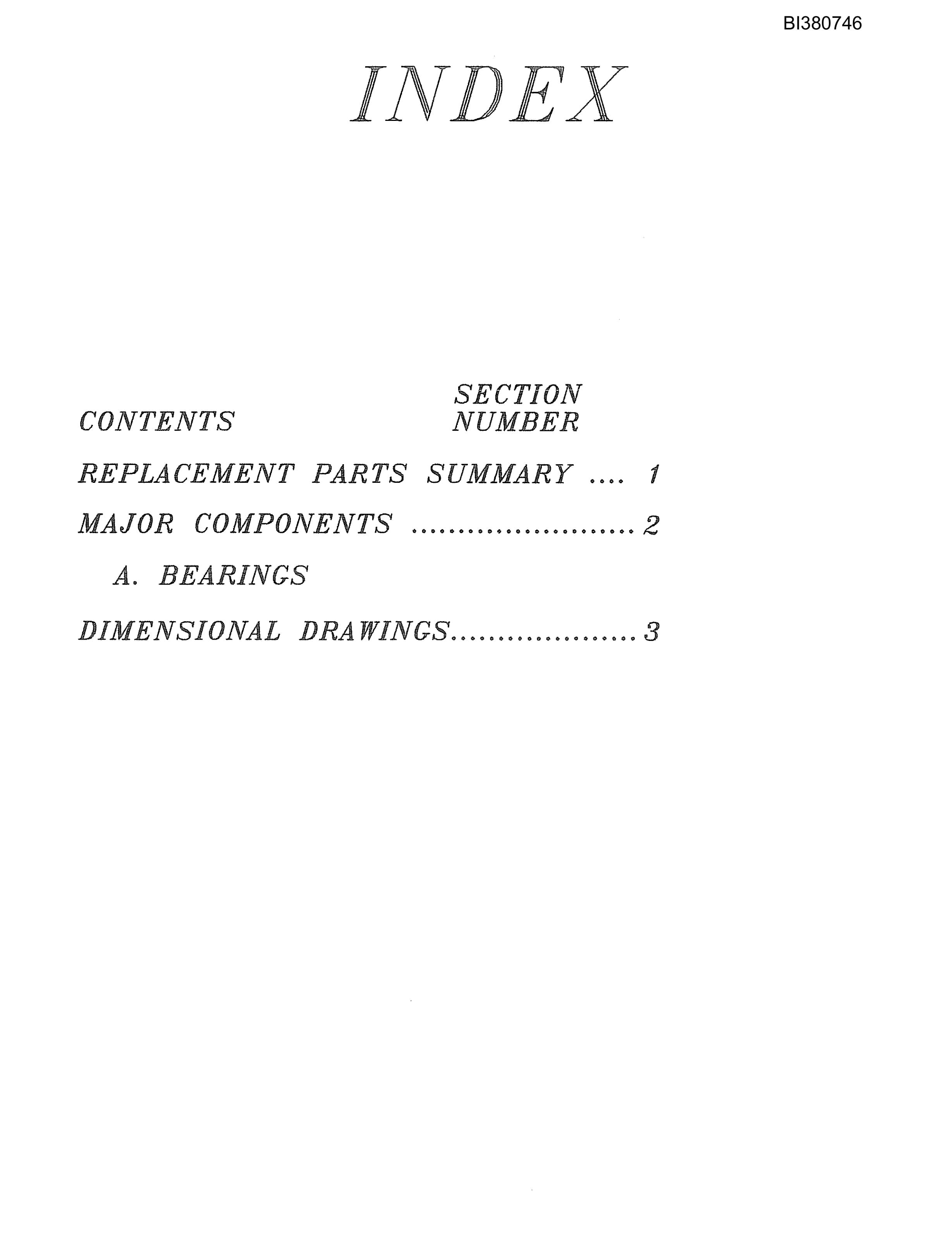 Bucyrus 54in A-Frame Assembly Parts Catalog BI380746-2