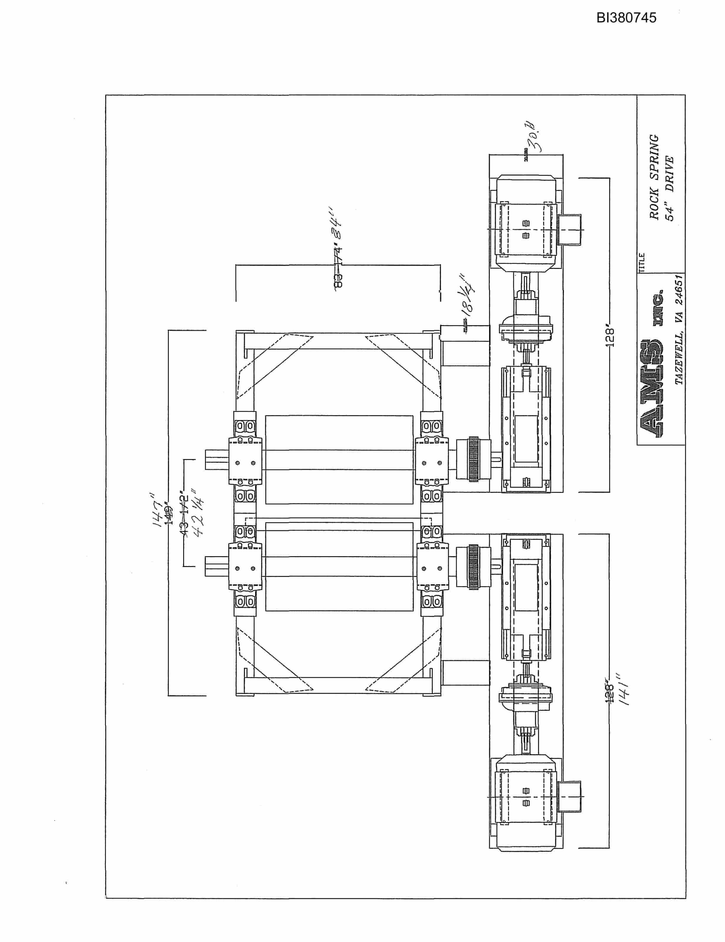 Bucyrus 54in Dual Drive, Take-Up, Remote Boom Parts Catalog BI380745-4