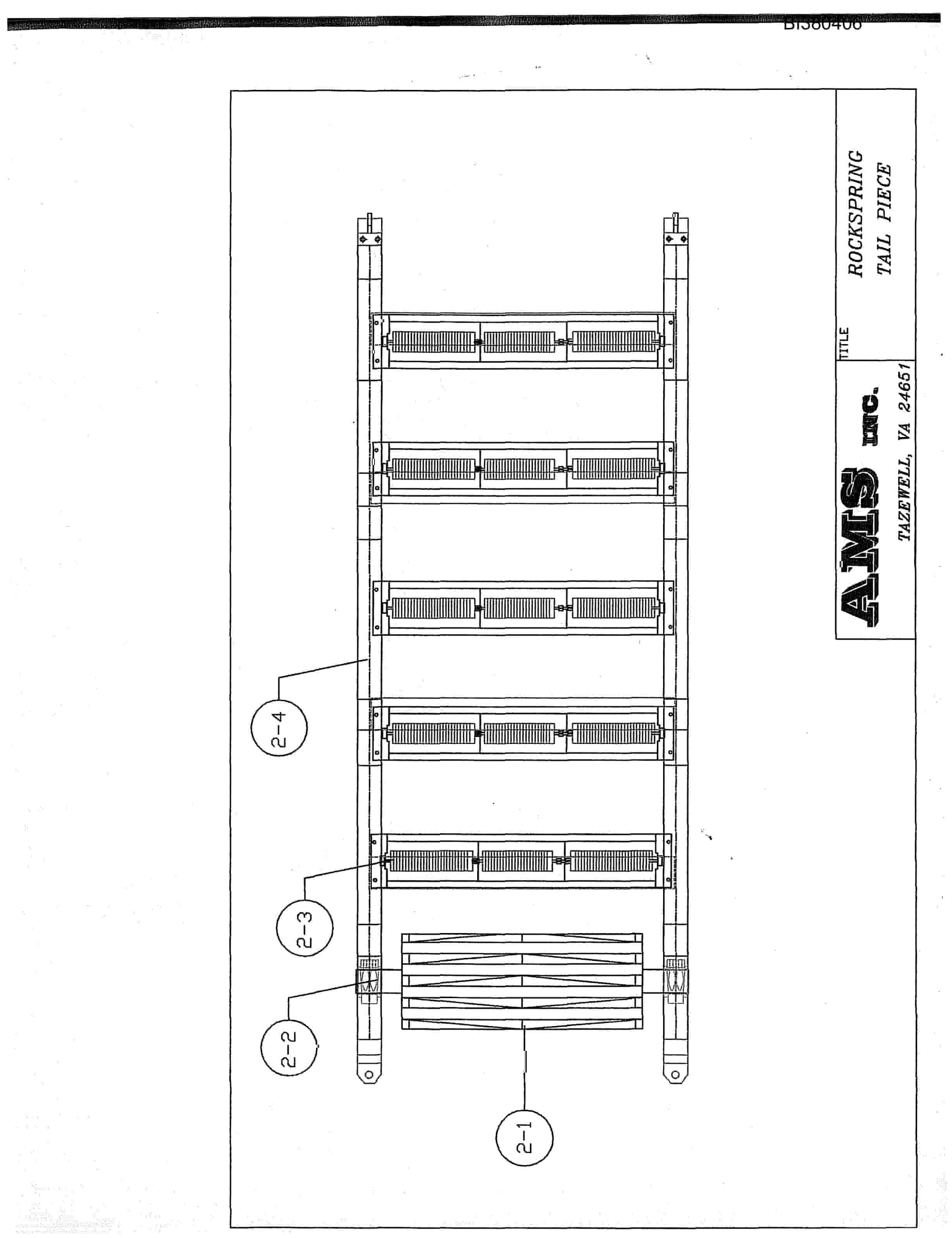 Bucyrus 54in Tailpiece Parts Catalog BI380406-2
