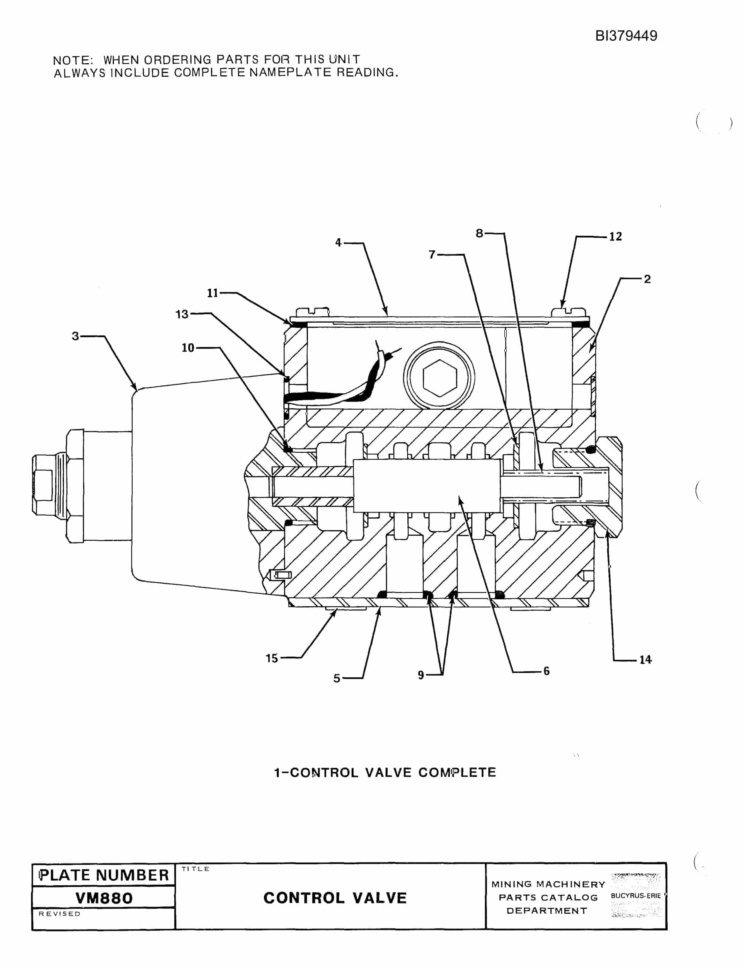 Bucyrus 55-R Drill Parts Catalog BI379449-2