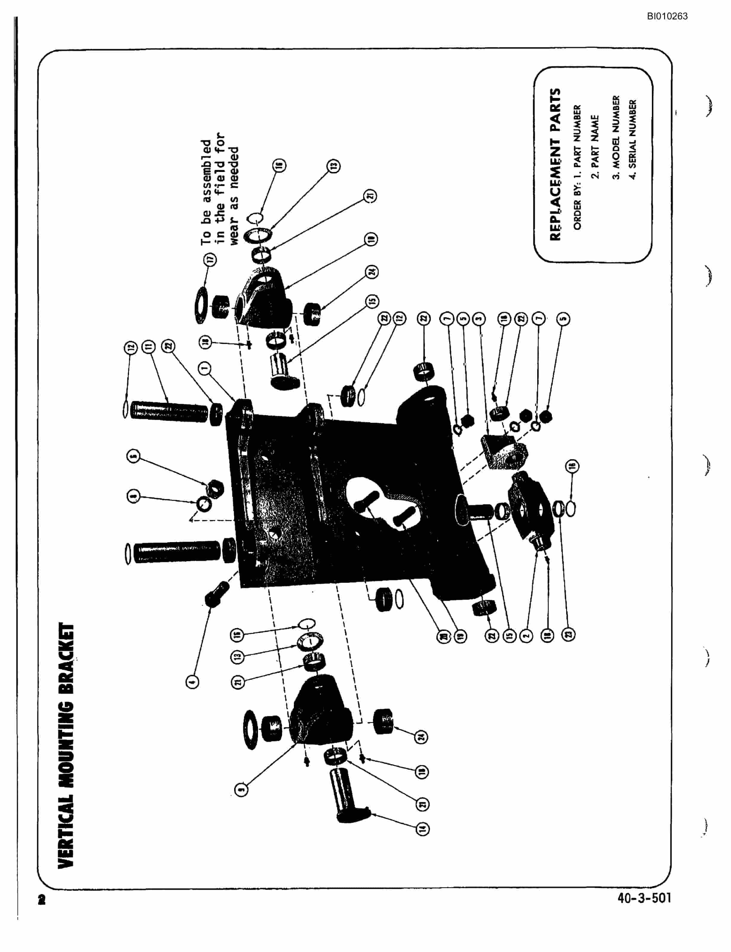 Bucyrus 56AM Parts Catalog BI010263-3