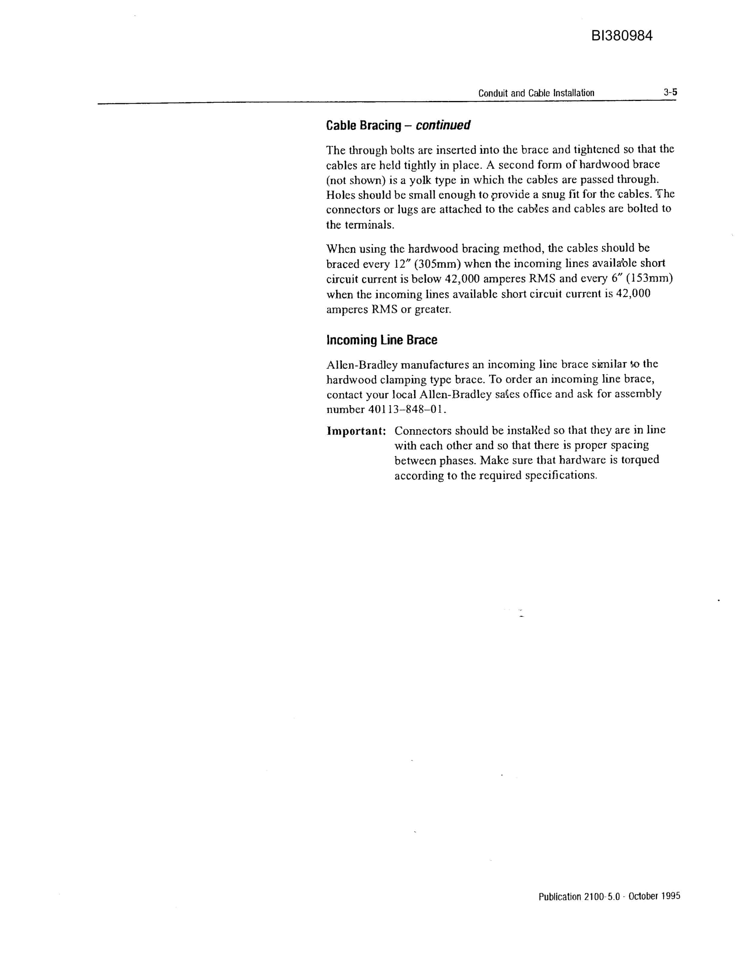 Bucyrus 59HR Blast Hole Drill Electrical Service Manual BI380984 Vol 2-5