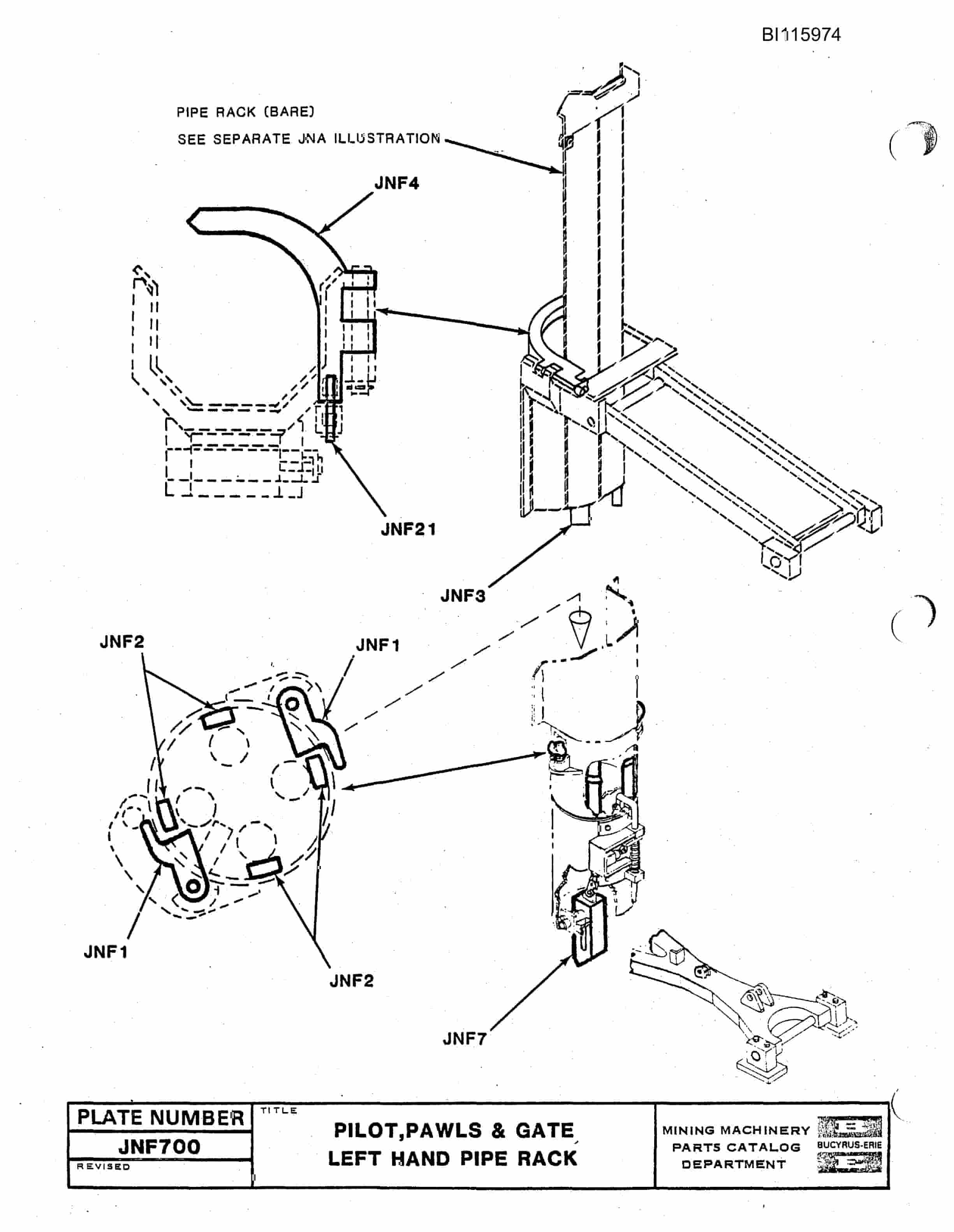 Bucyrus 60-R, 61-R Drill Technical Manual BI115974-2