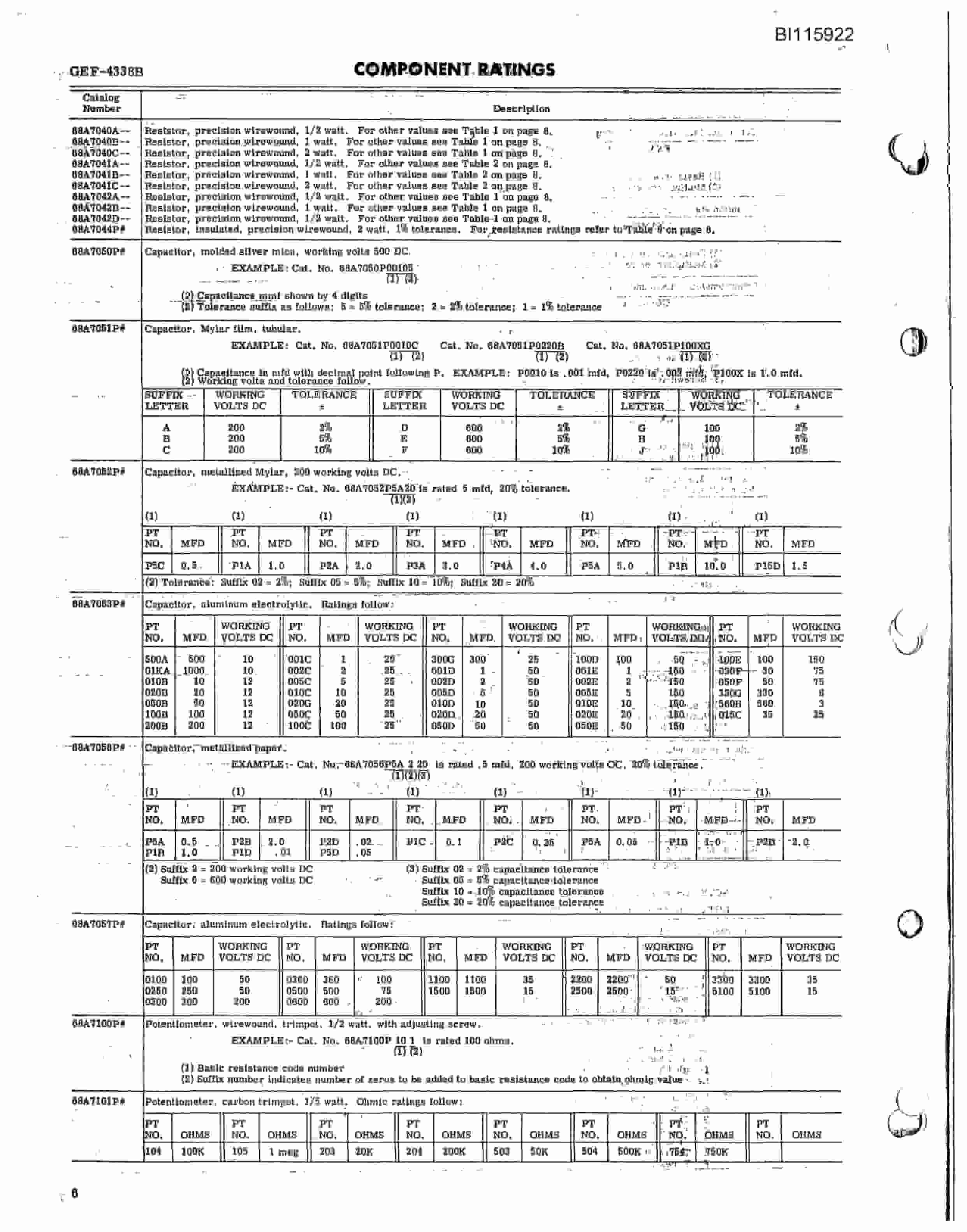Bucyrus 60-R Drill Technical Manual BI115922-5