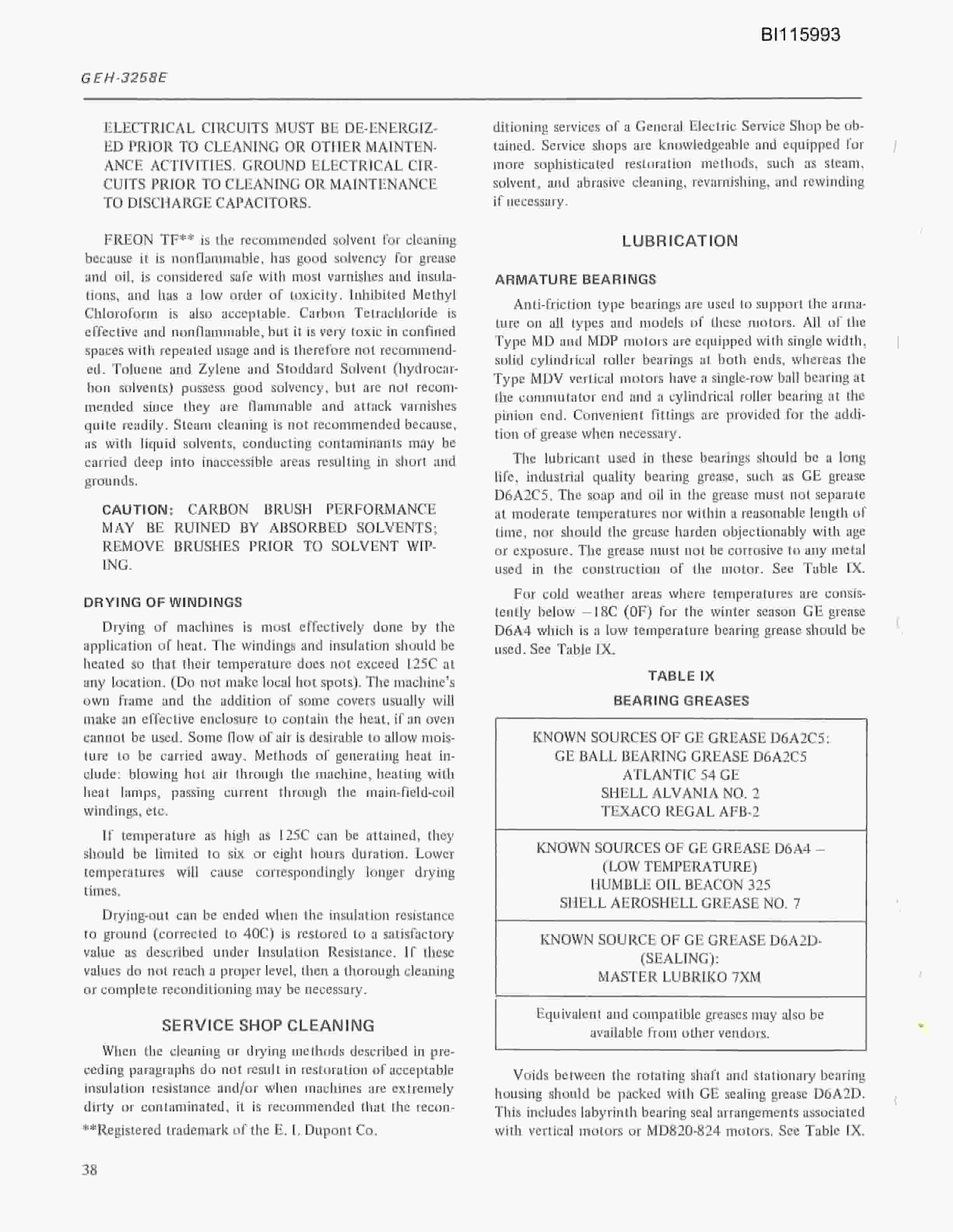 Bucyrus 60-R Drill Technical Manual BI115993-2