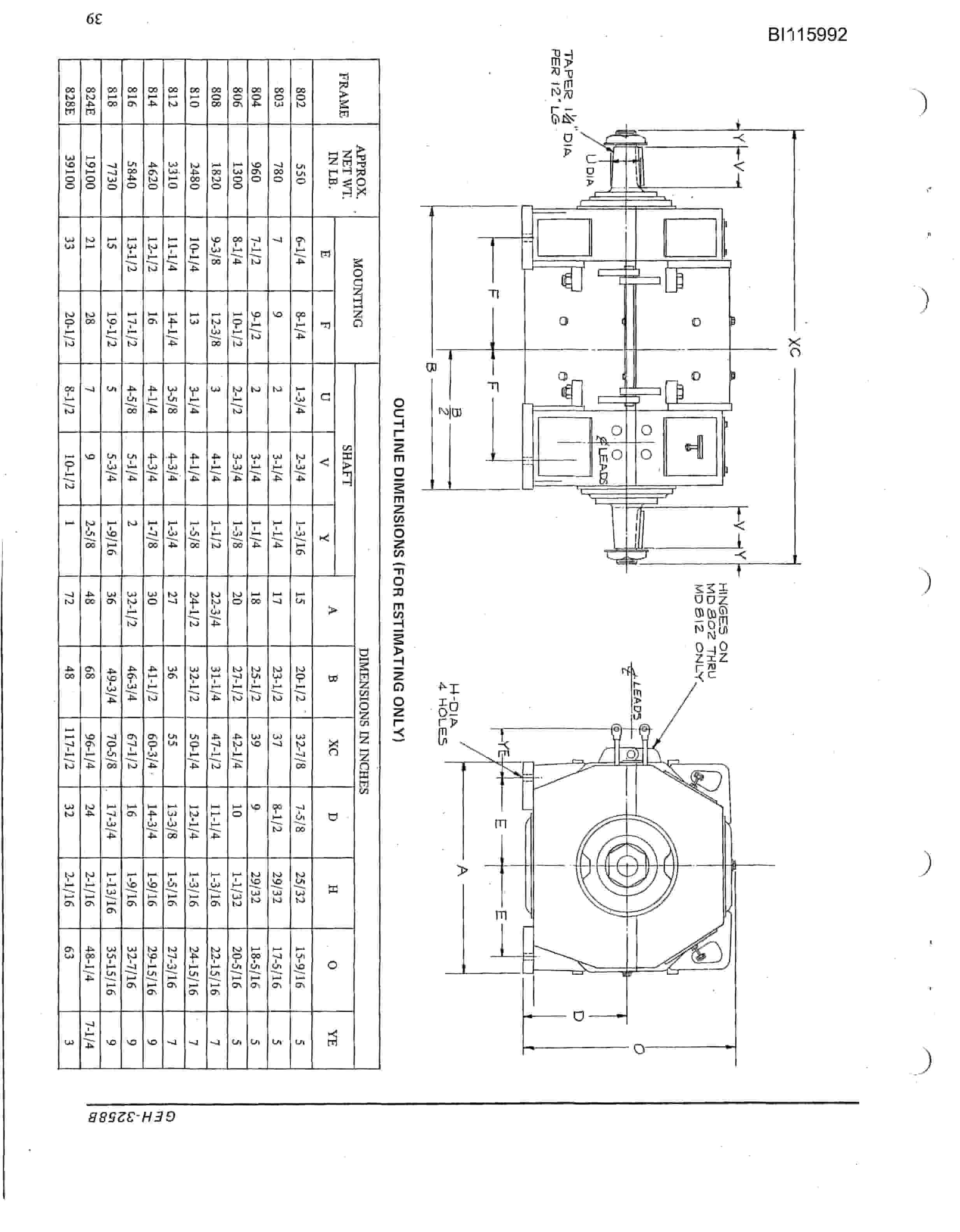 Bucyrus 60-R Shovel Technical Manual BI115992-3