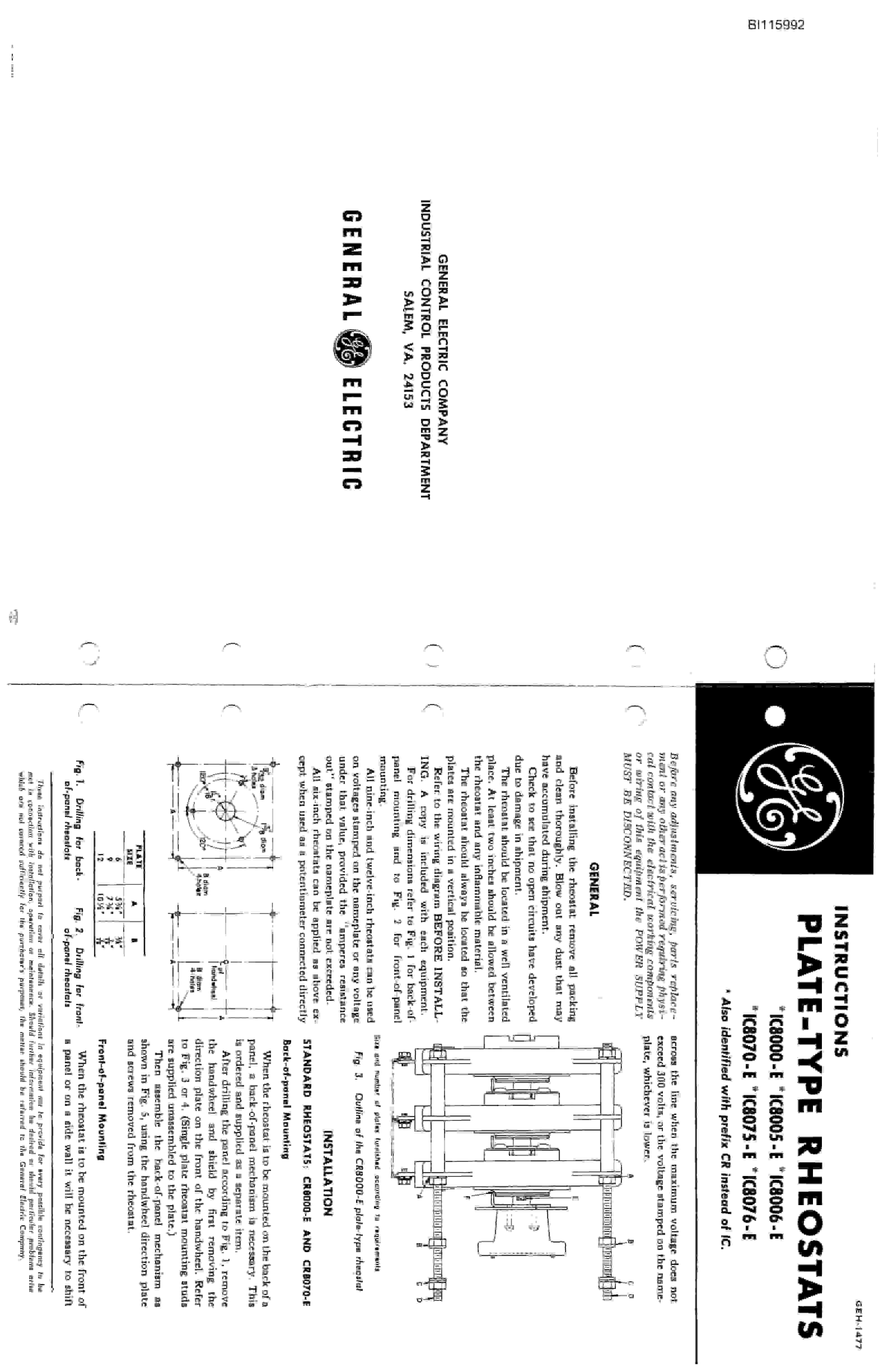 Bucyrus 60-R Shovel Technical Manual BI115992-4