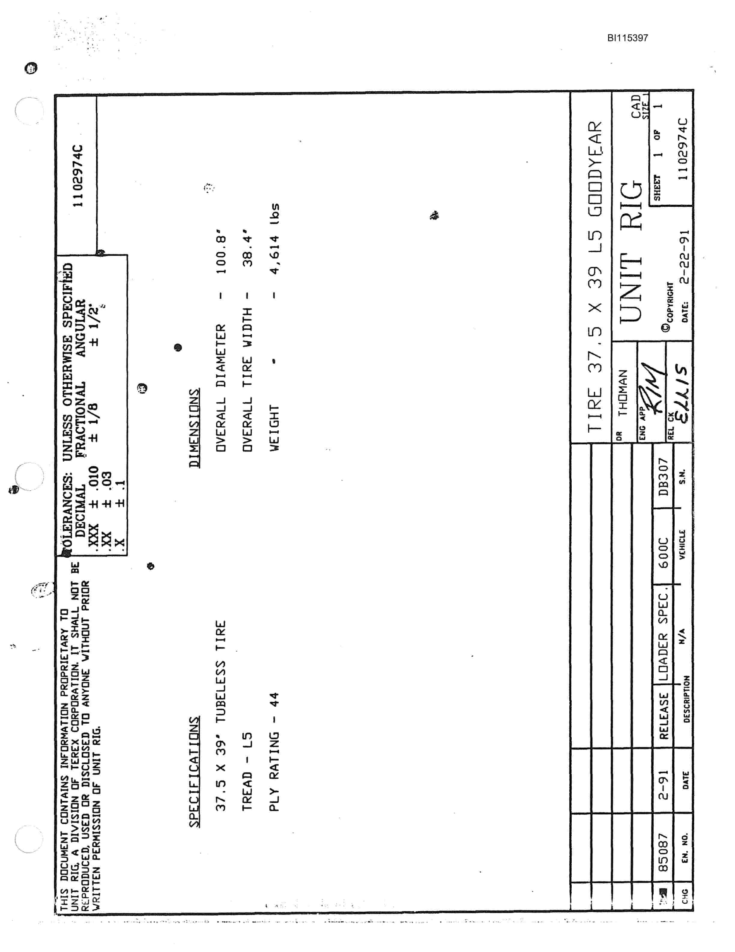 Bucyrus 600C Parts Catalog BI115397 2 Bucyrus 600C Parts Catalog BI115397 - Image 2