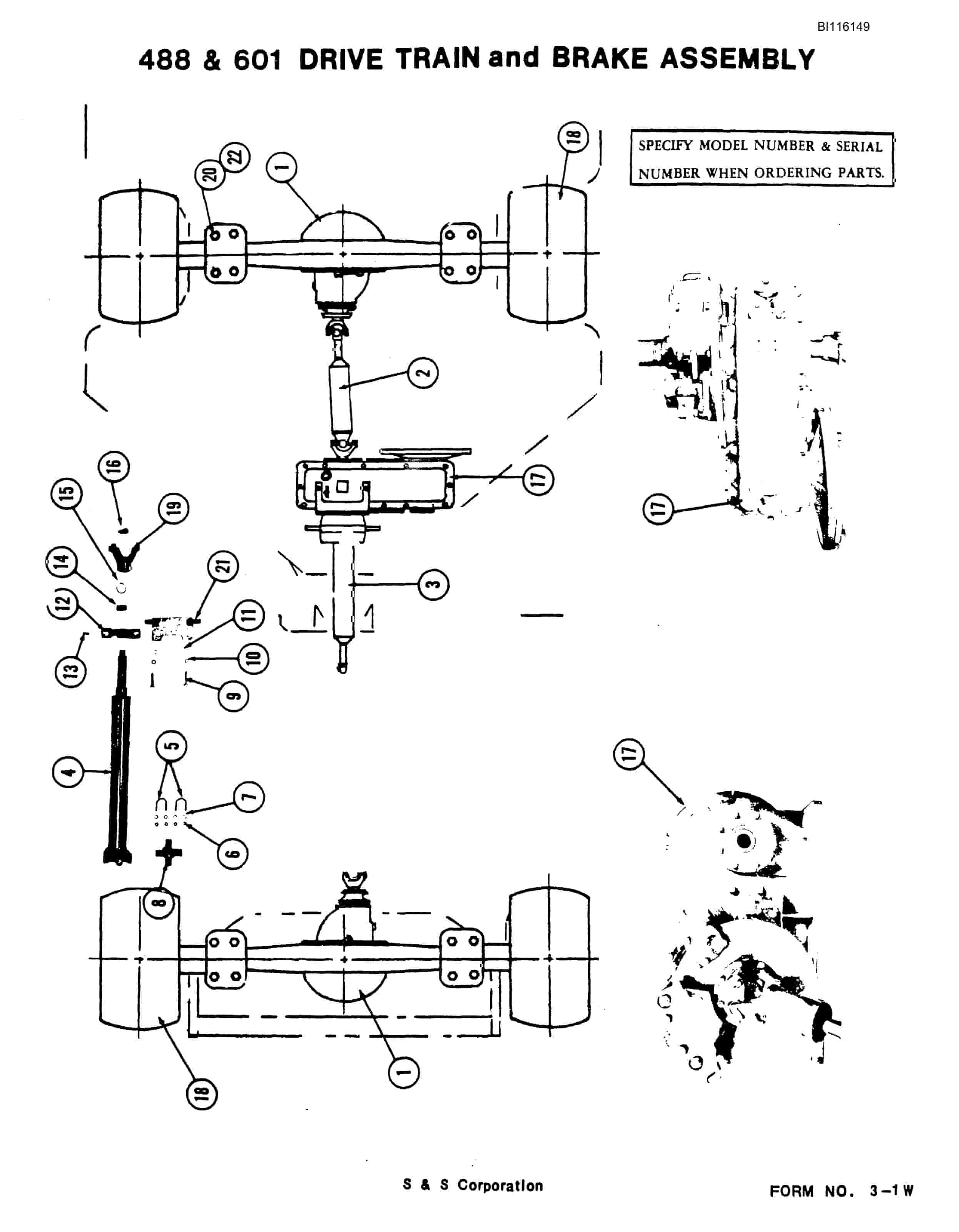 Bucyrus 604 Parts Catalog BI116149-3