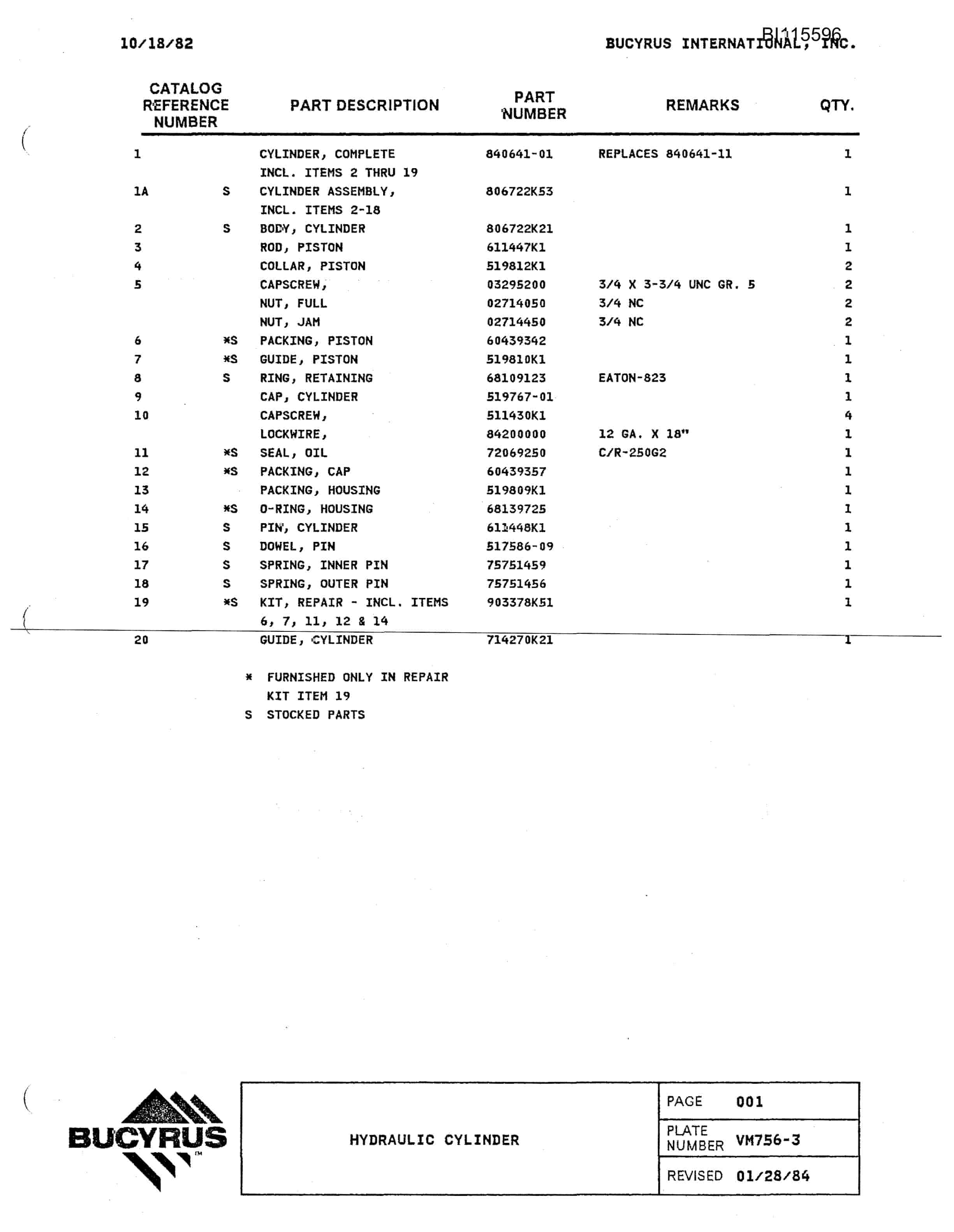 Bucyrus 60R Mining Technical Manual BI115596-2