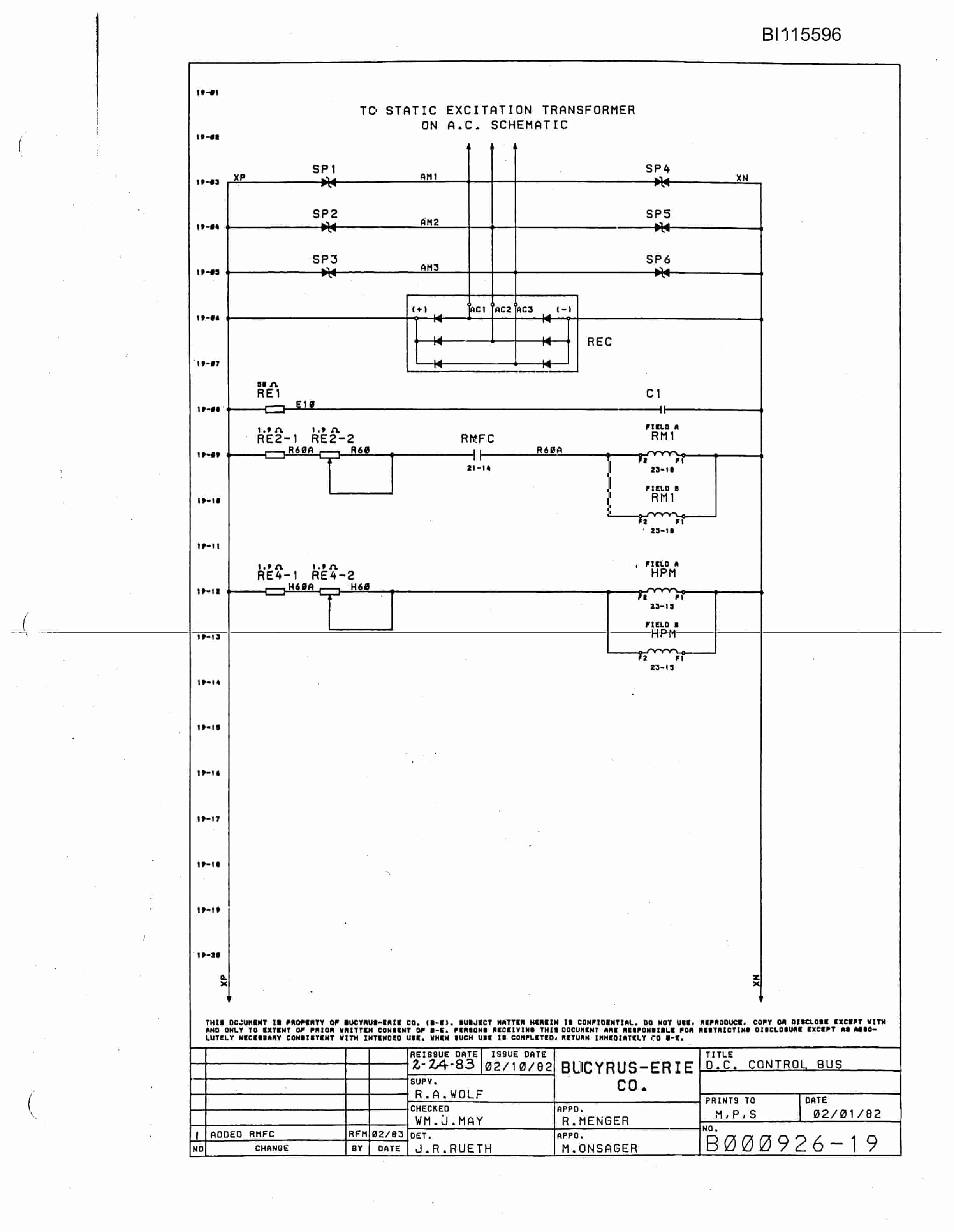 Bucyrus 60R Mining Technical Manual BI115596-4